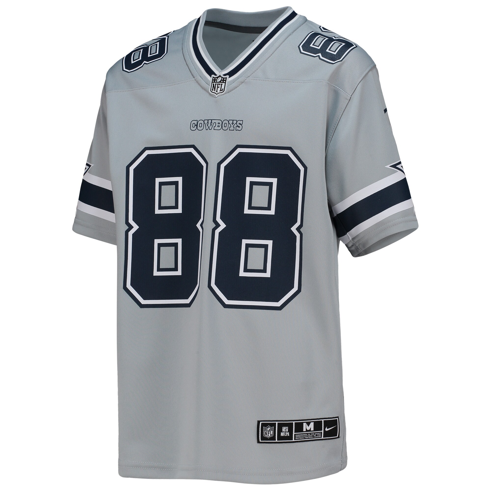 Youth Dallas Cowboys CeeDee Lamb Silver Inverted Team Game Jersey JS5217 nicesnker - Image 2