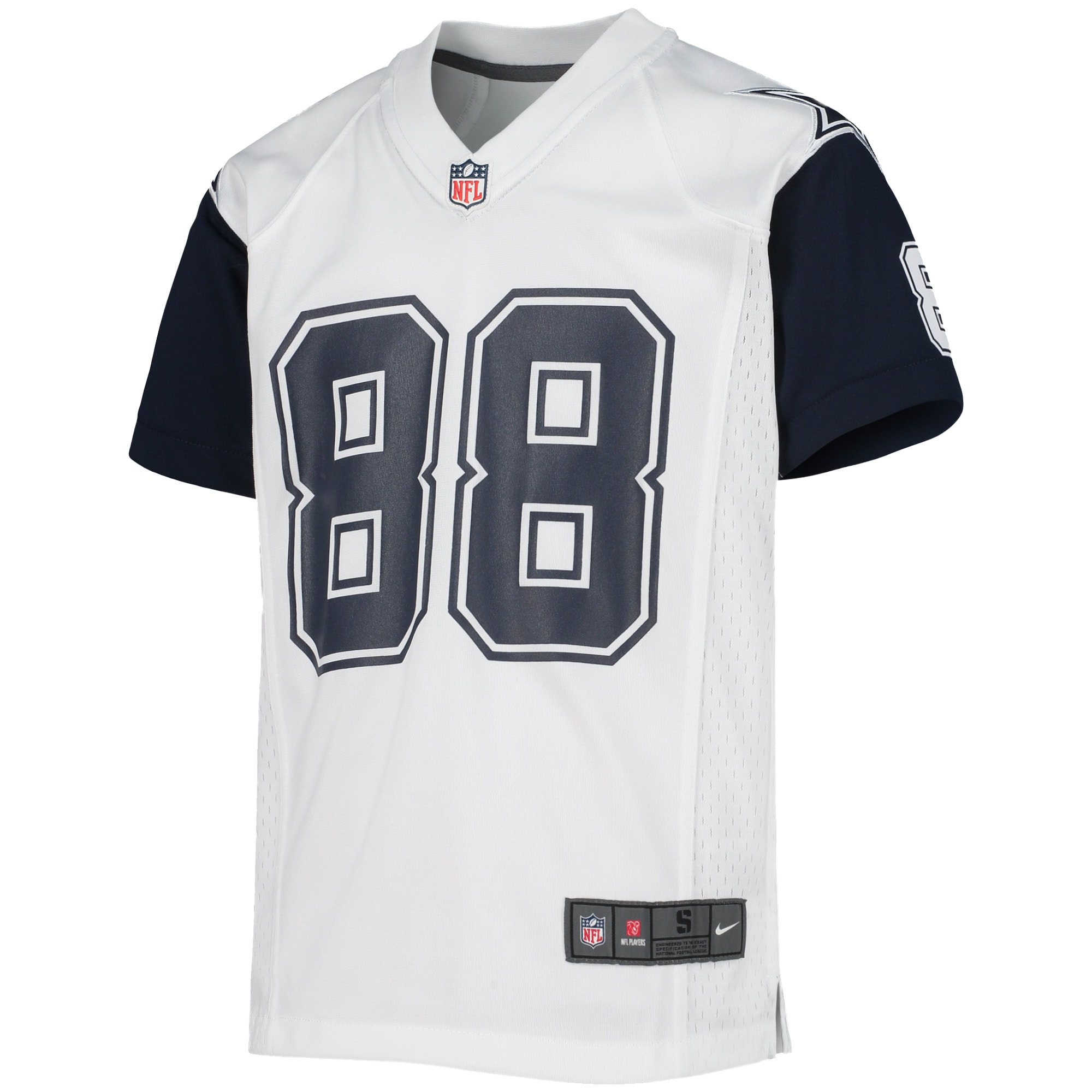 Youth Dallas Cowboys CeeDee Lamb White Alternate Game Jersey JS8162 nicesnker - Image 2