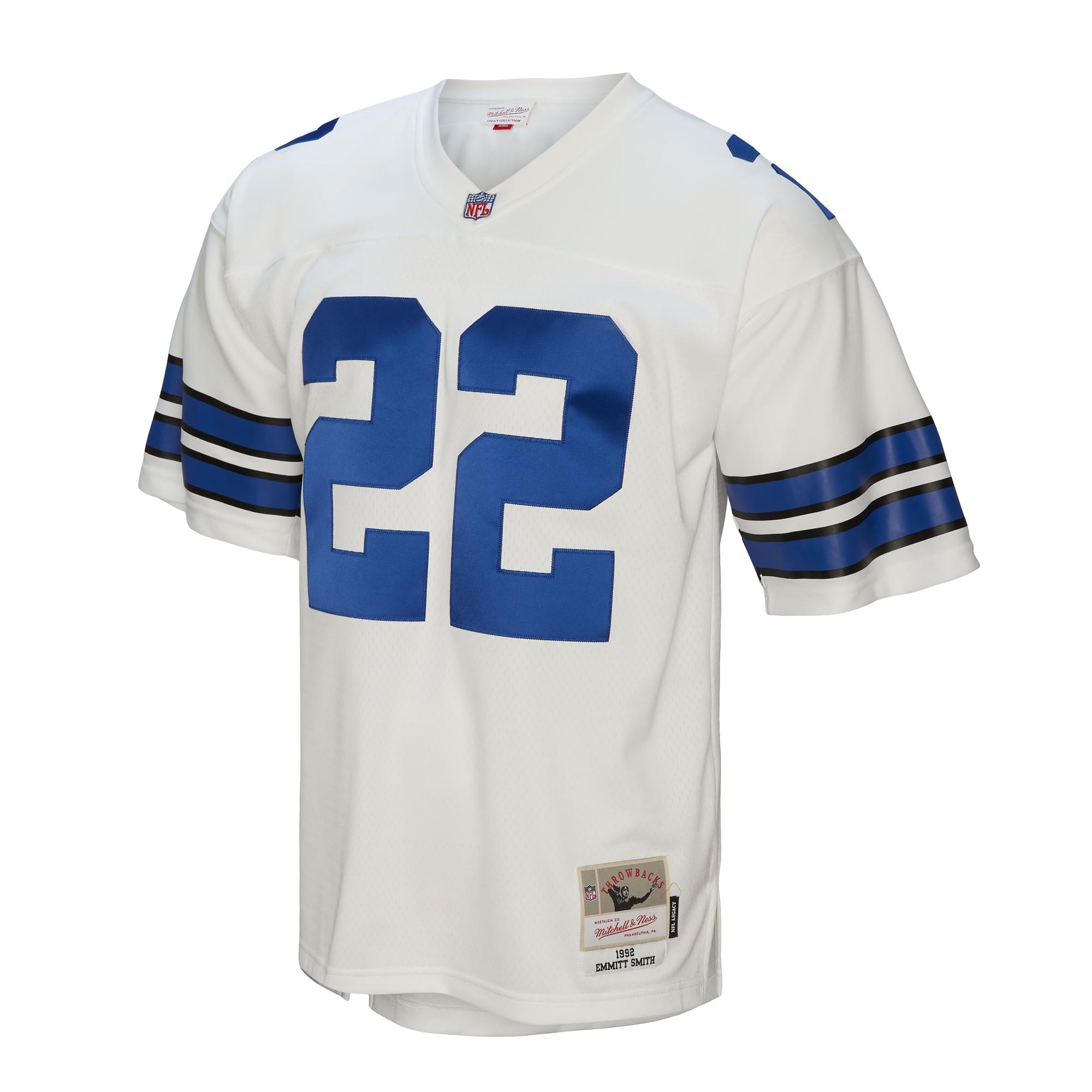 Youth Dallas Cowboys Emmitt Smith Mitchell & Ness White Retired Player Legacy Jersey JS8849 nicesnker - Image 2