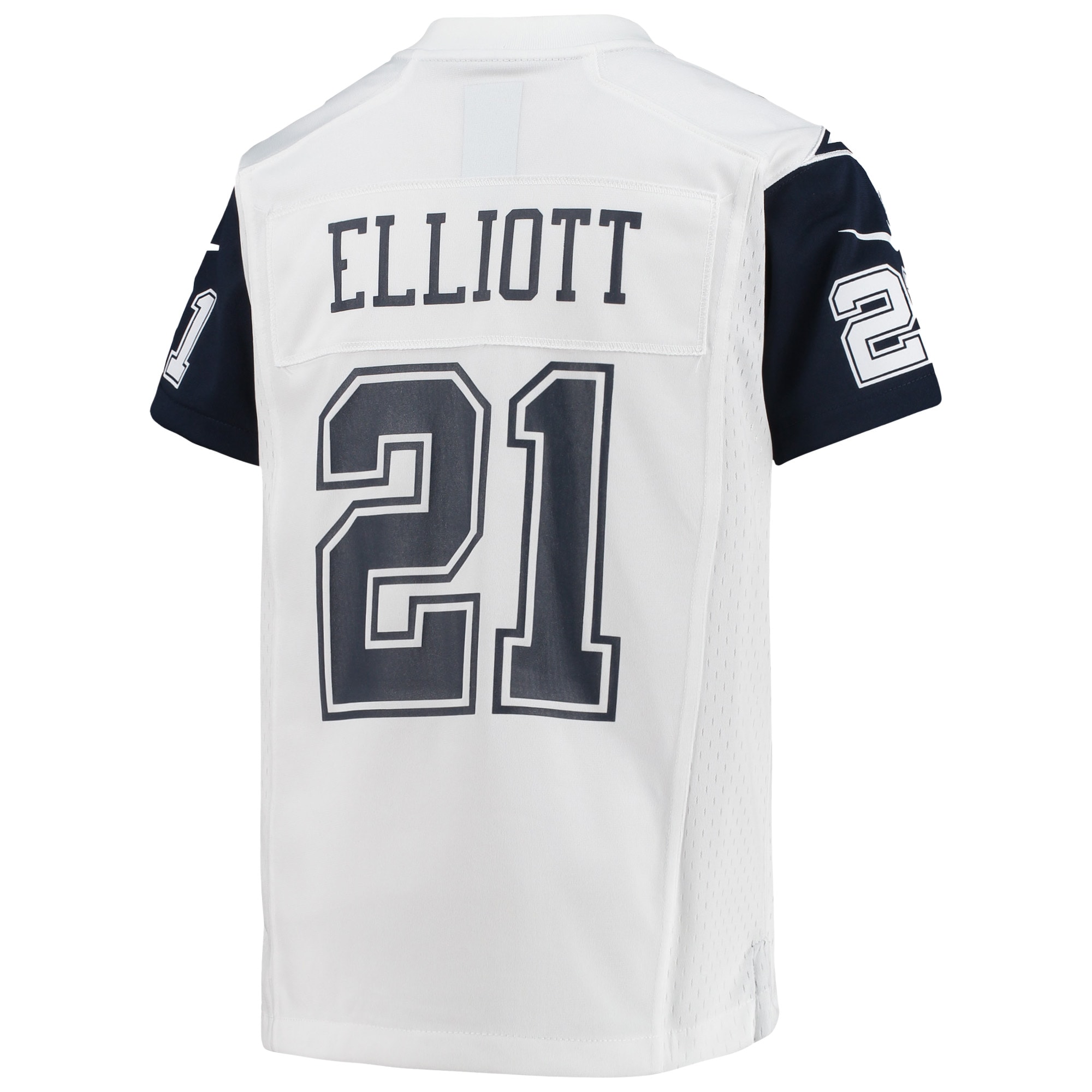 Youth Dallas Cowboys Ezekiel Elliott White Alternate Game Jersey JS1793 nicesnker - Image 3