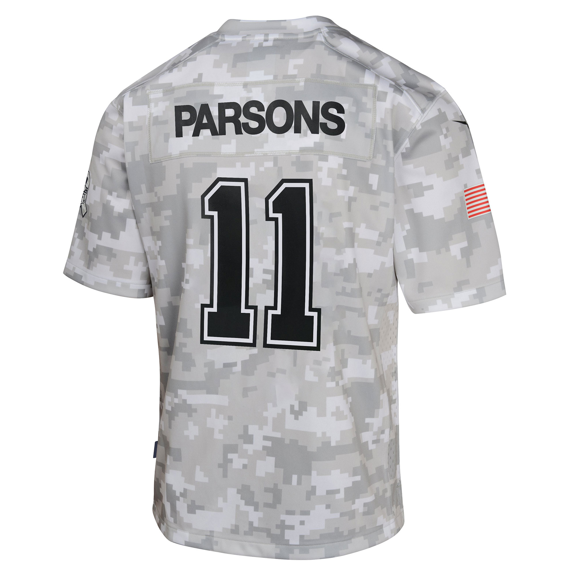 Youth Dallas Cowboys Micah Parsons Arctic Camo 2024 Salute to Service Game Jersey JS9614 nicesnker - Image 3