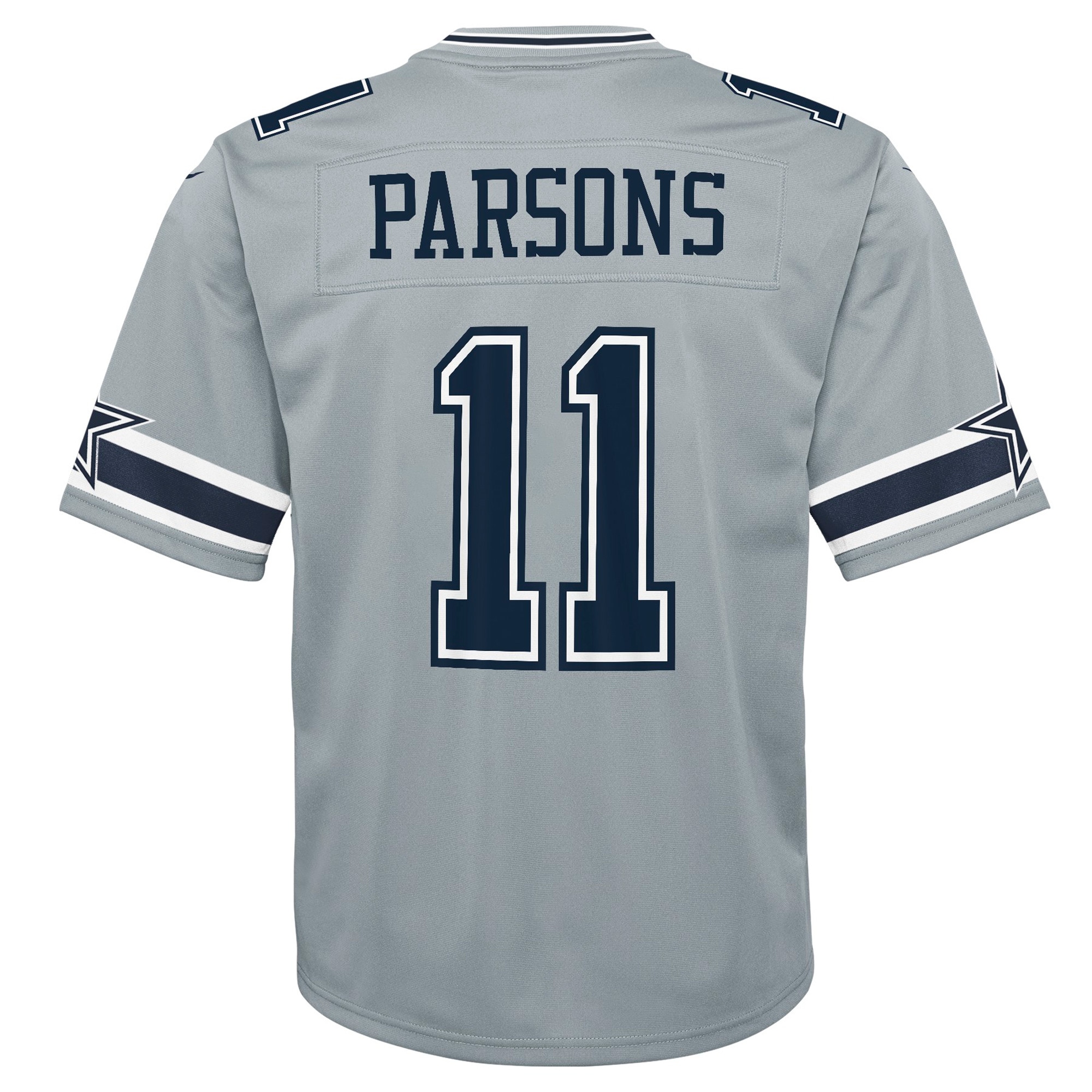 Youth Dallas Cowboys Micah Parsons Gray Inverted Game Jersey JS5403 nicesnker - Image 3