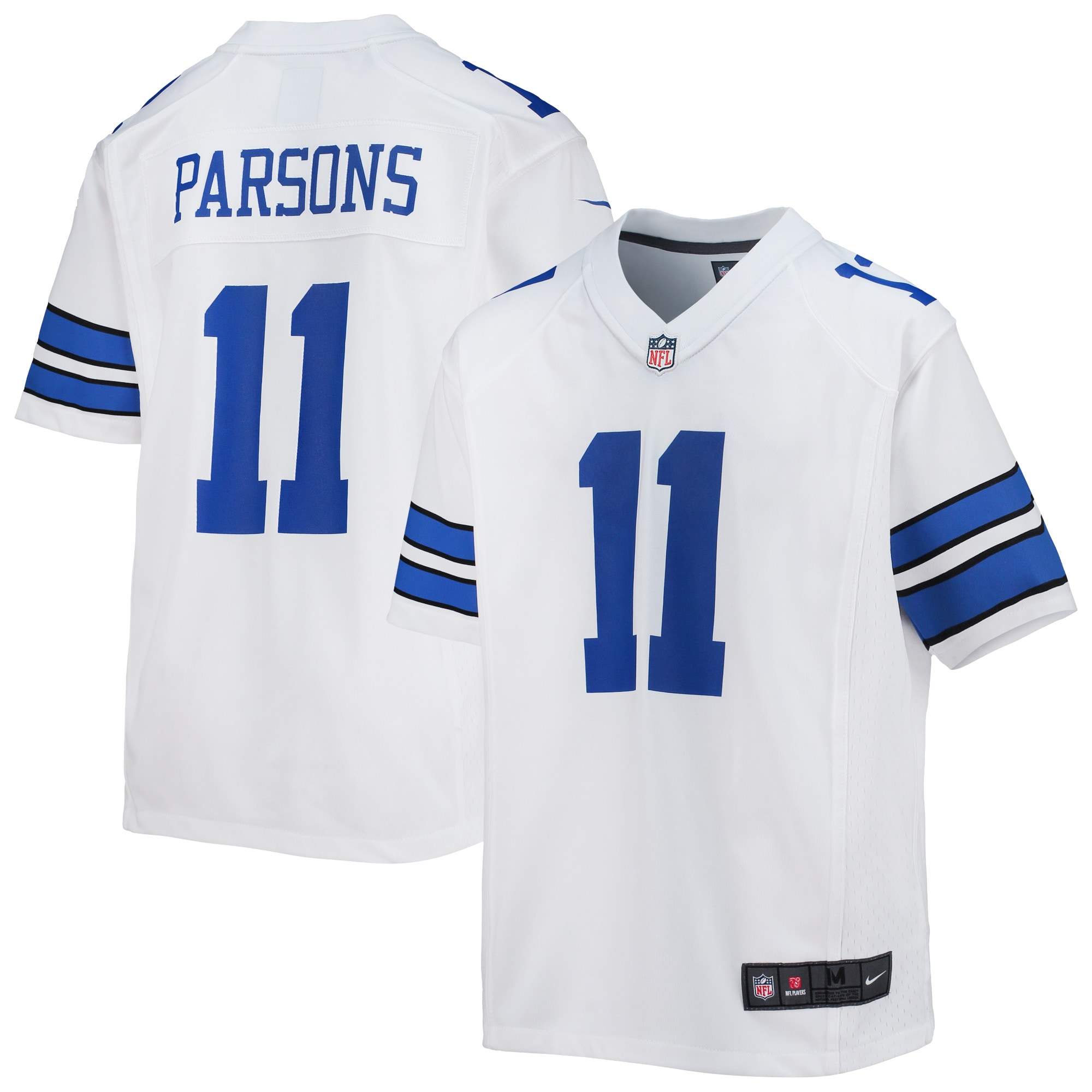 Youth Dallas Cowboys Micah Parsons White Game Jersey JS7871 nicesnker