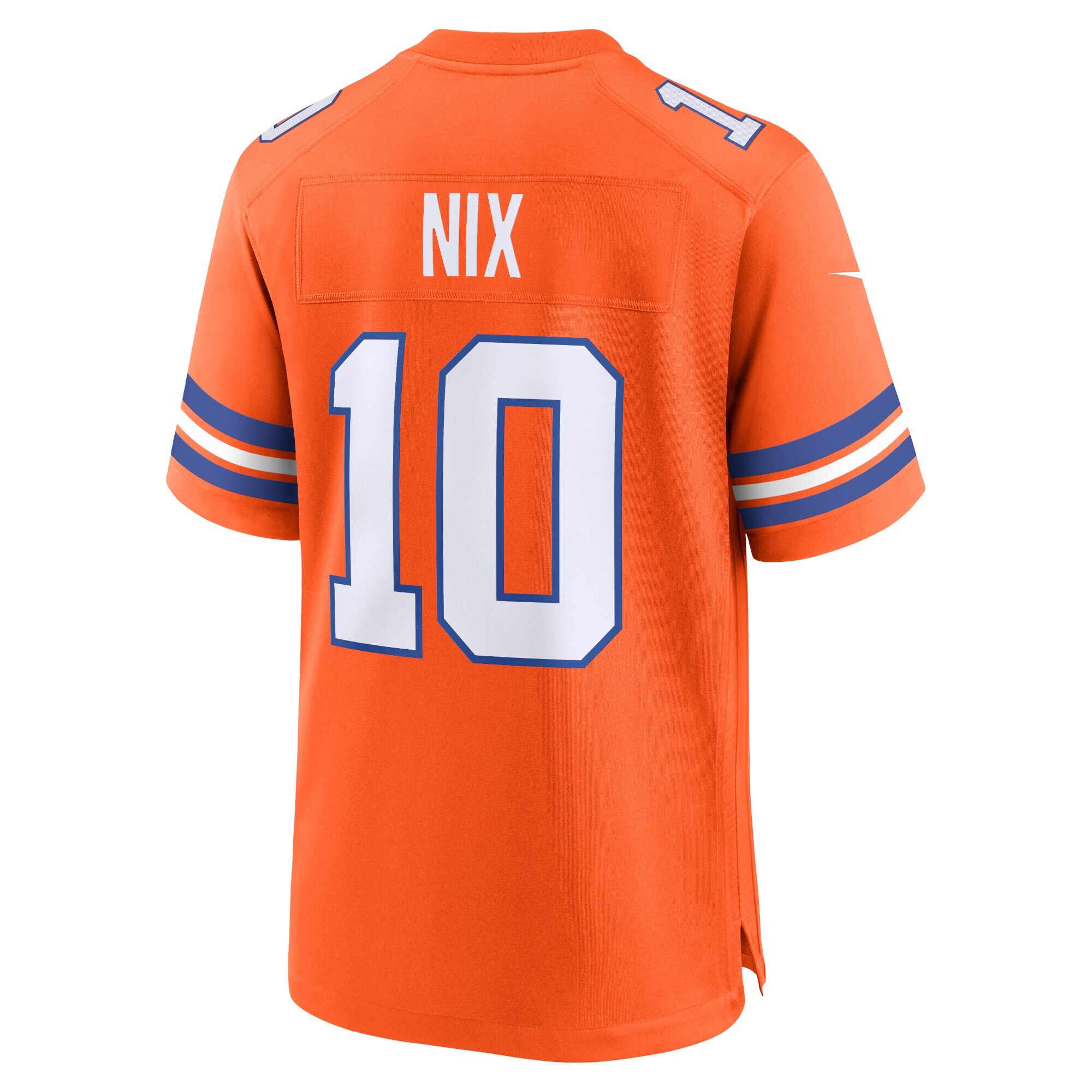 Youth Denver Broncos Bo Nix Orange Alternate Game Jersey JS5448 nicesnker - Image 3