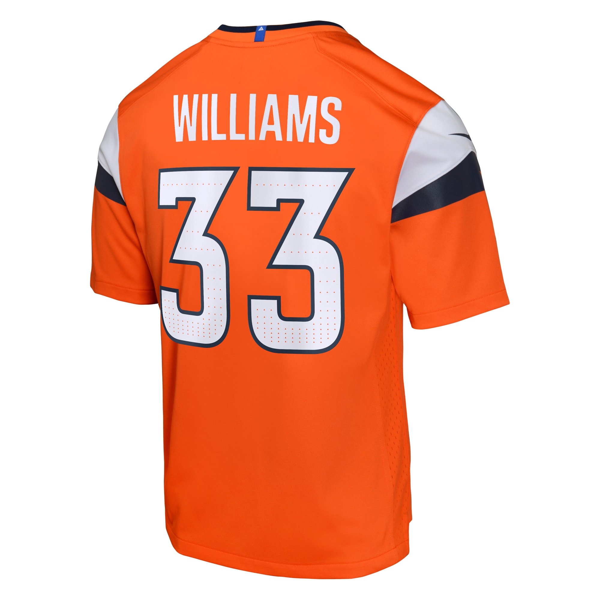Youth Denver Broncos Javonte Williams Orange Mile High Collection Game Jersey JS5620 nicesnker - Image 3