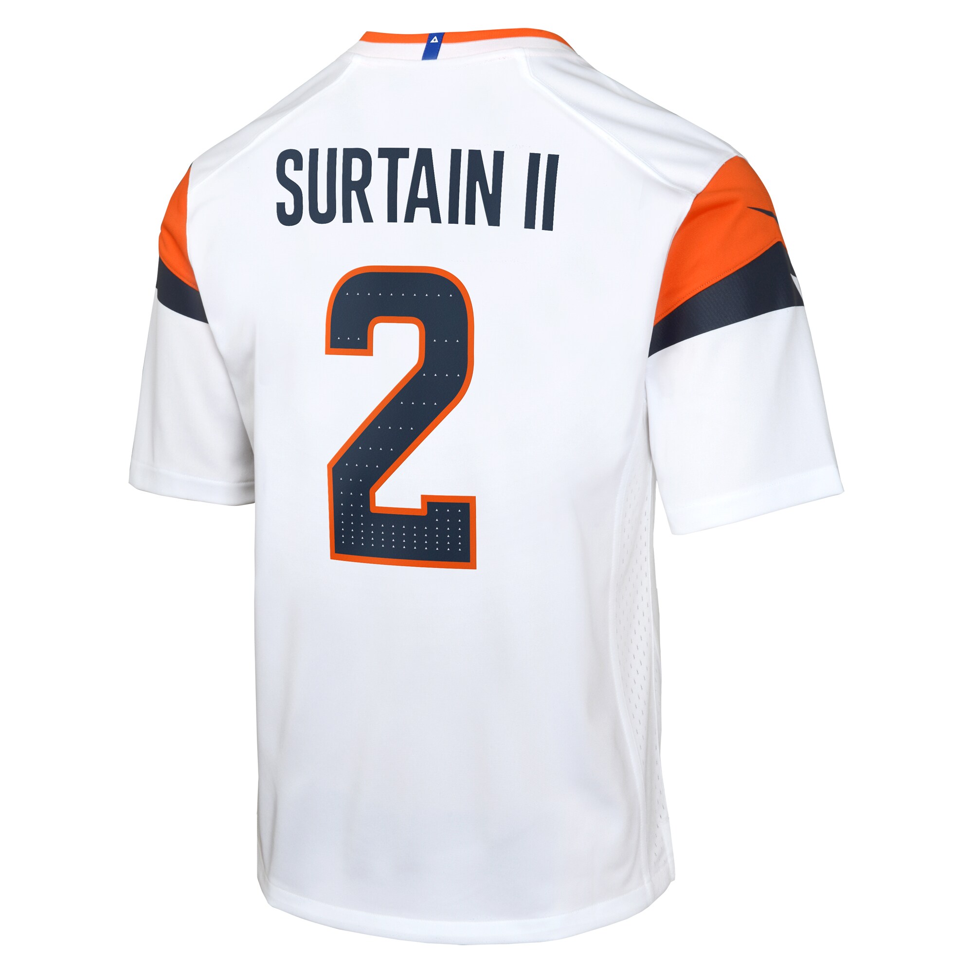 Youth Denver Broncos Patrick Surtain II White Mile High Collection Game Jersey JS7923 nicesnker - Image 3