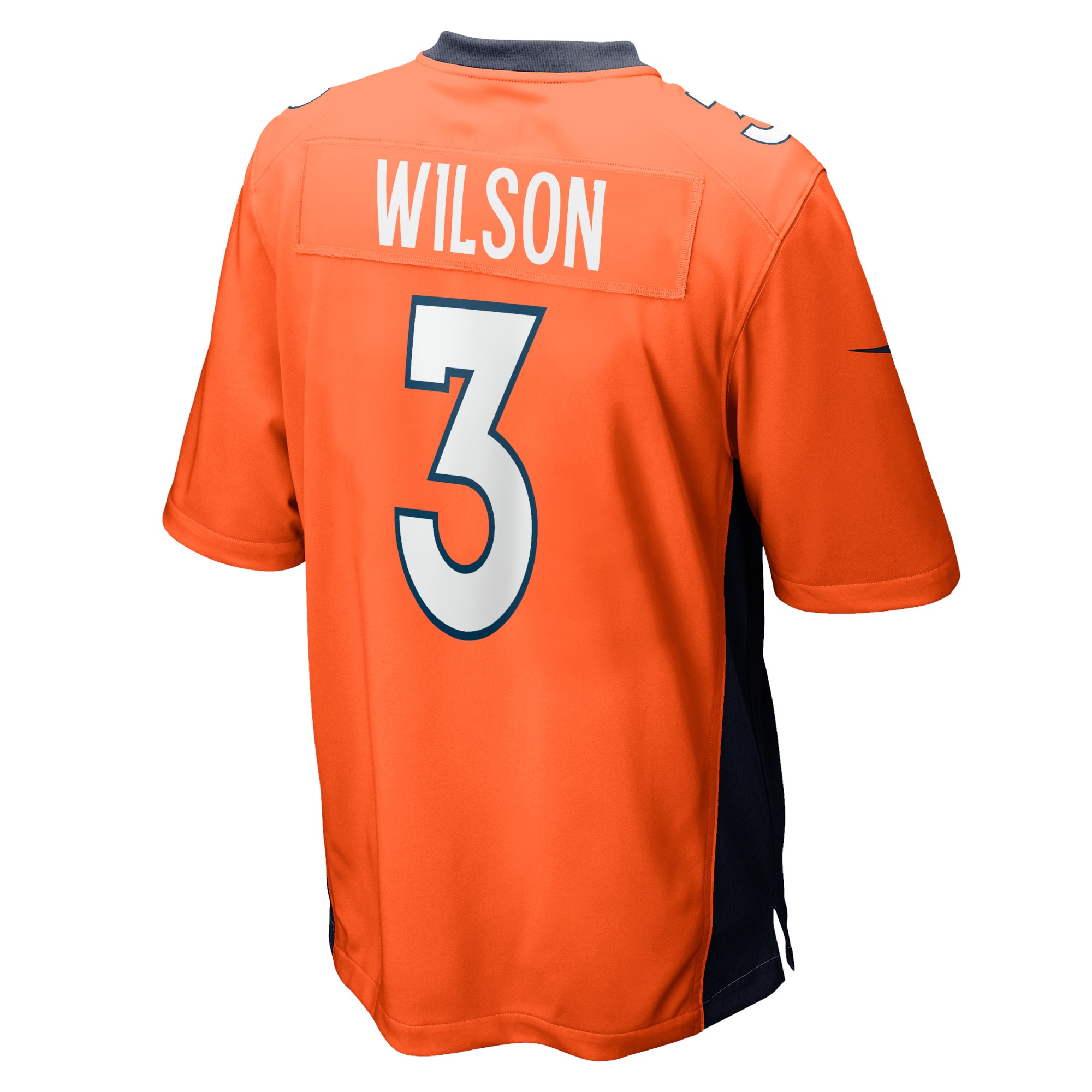 Youth Denver Broncos Russell Wilson Orange Game Jersey JS1604 nicesnker - Image 3