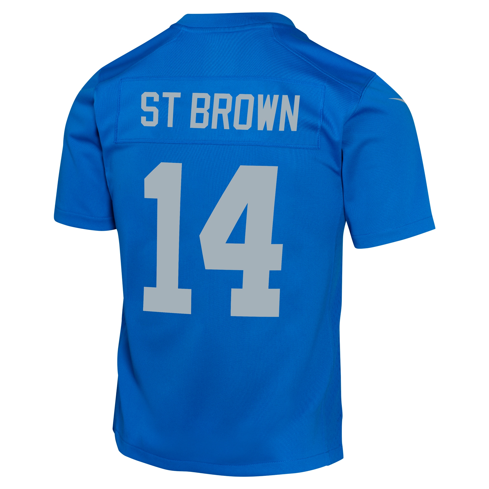 Youth Detroit Lions Amon-Ra St. Brown Blue Alternate Game Jersey JS9087 nicesnker - Image 3