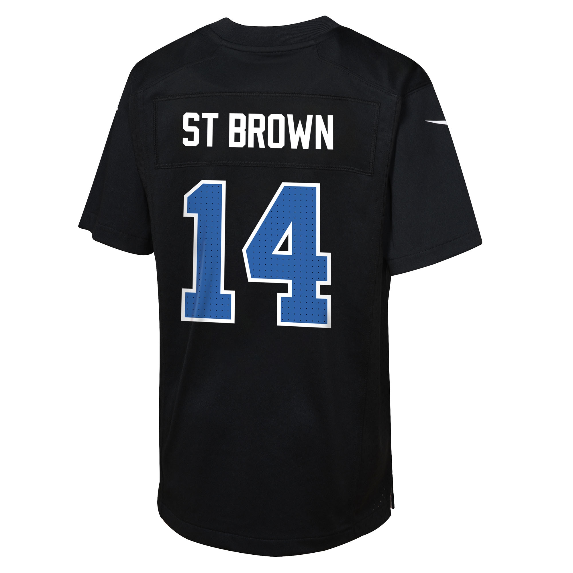 Youth Detroit Lions Amon-Ra St. Brown Carbon Black Fashion Game Jersey JS4195 nicesnker - Image 3