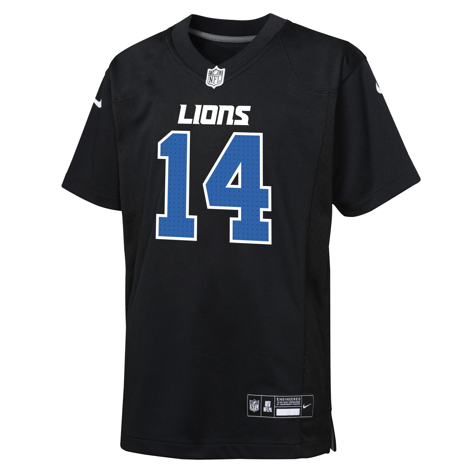 Youth Detroit Lions Amon-Ra St. Brown Carbon Black Fashion Game Jersey JS4195 nicesnker - Image 2