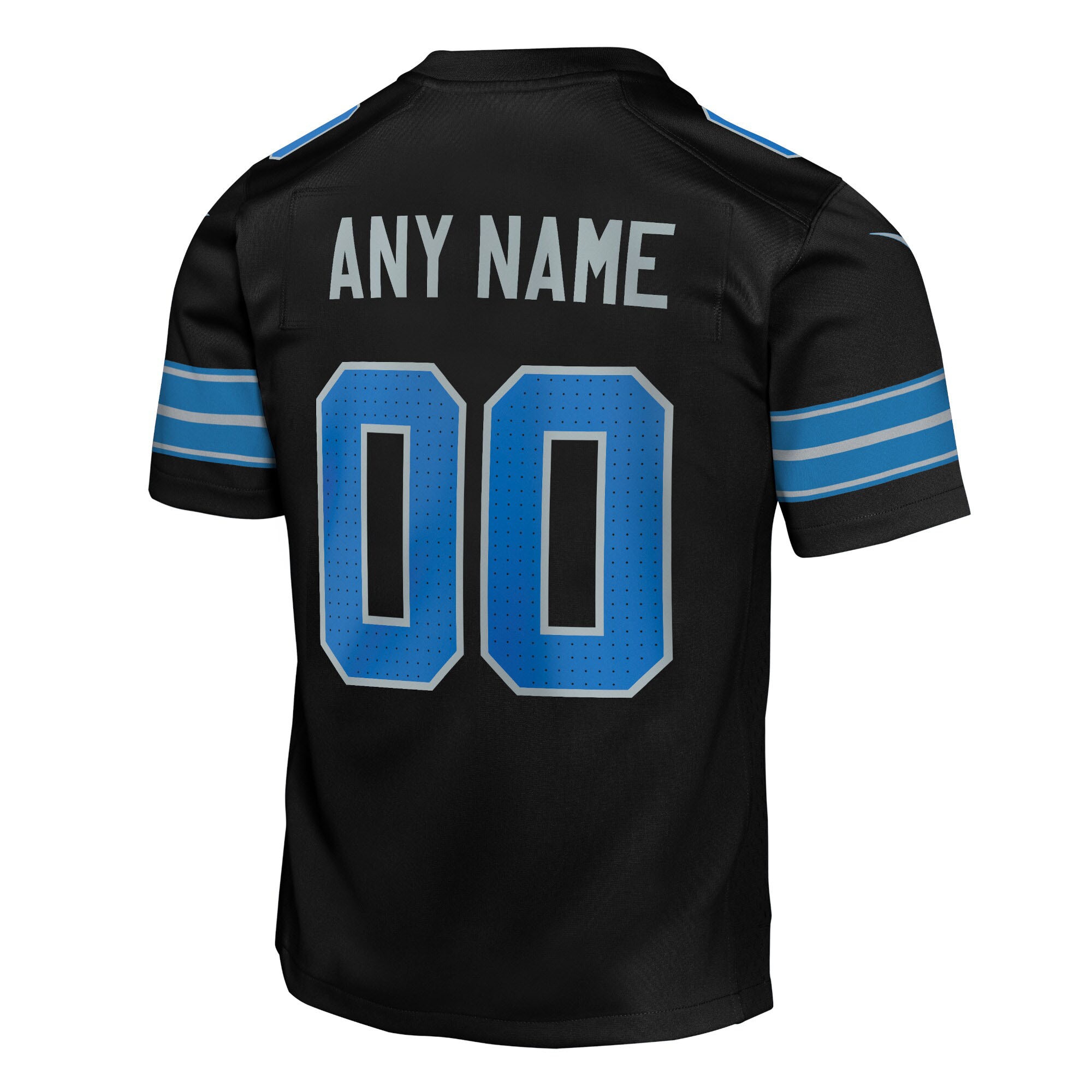 Youth Detroit Lions Black Alternate Custom Game Jersey JS9860 nicesnker - Image 3