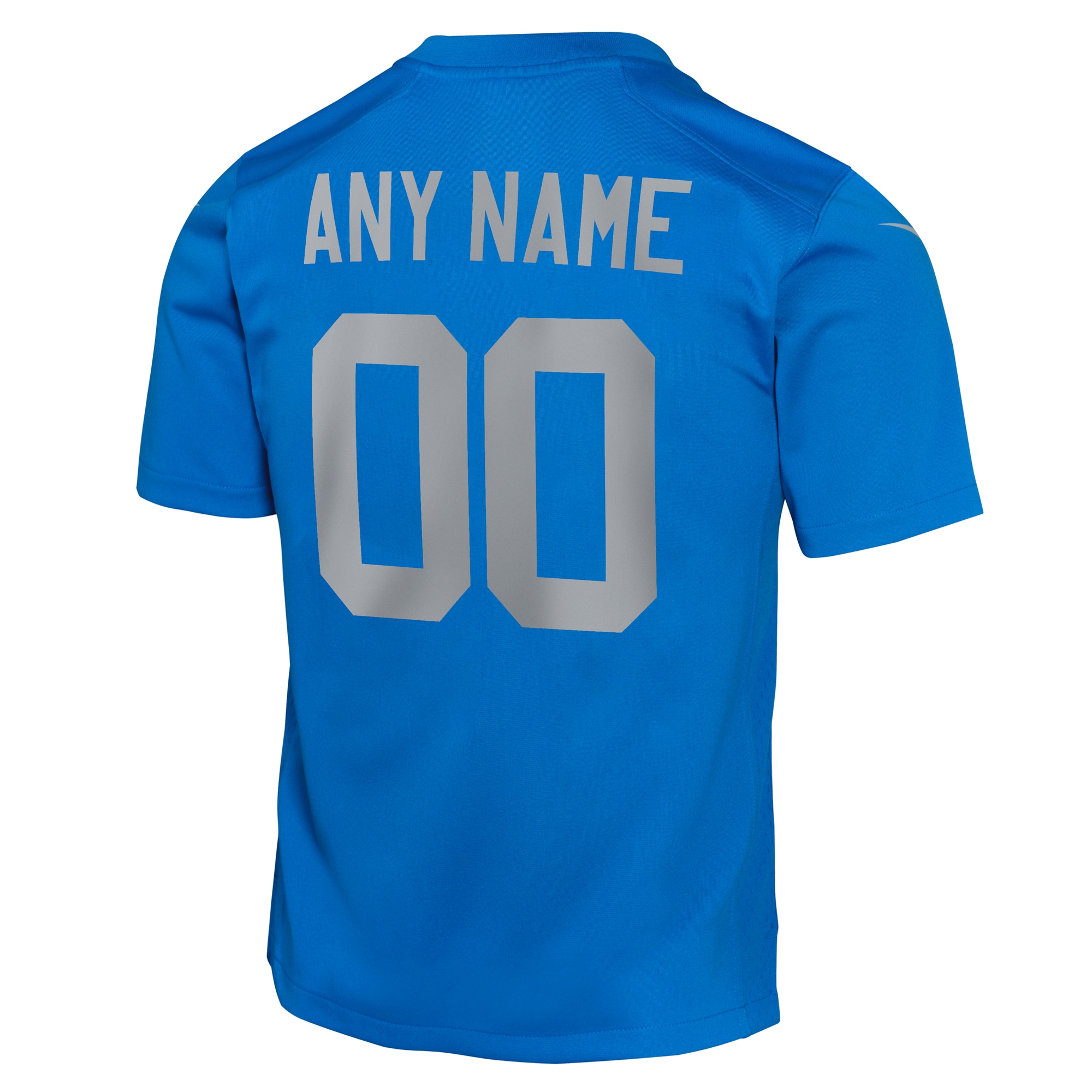 Youth Detroit Lions Blue Alternate Custom Game Jersey JS9649 nicesnker - Image 3