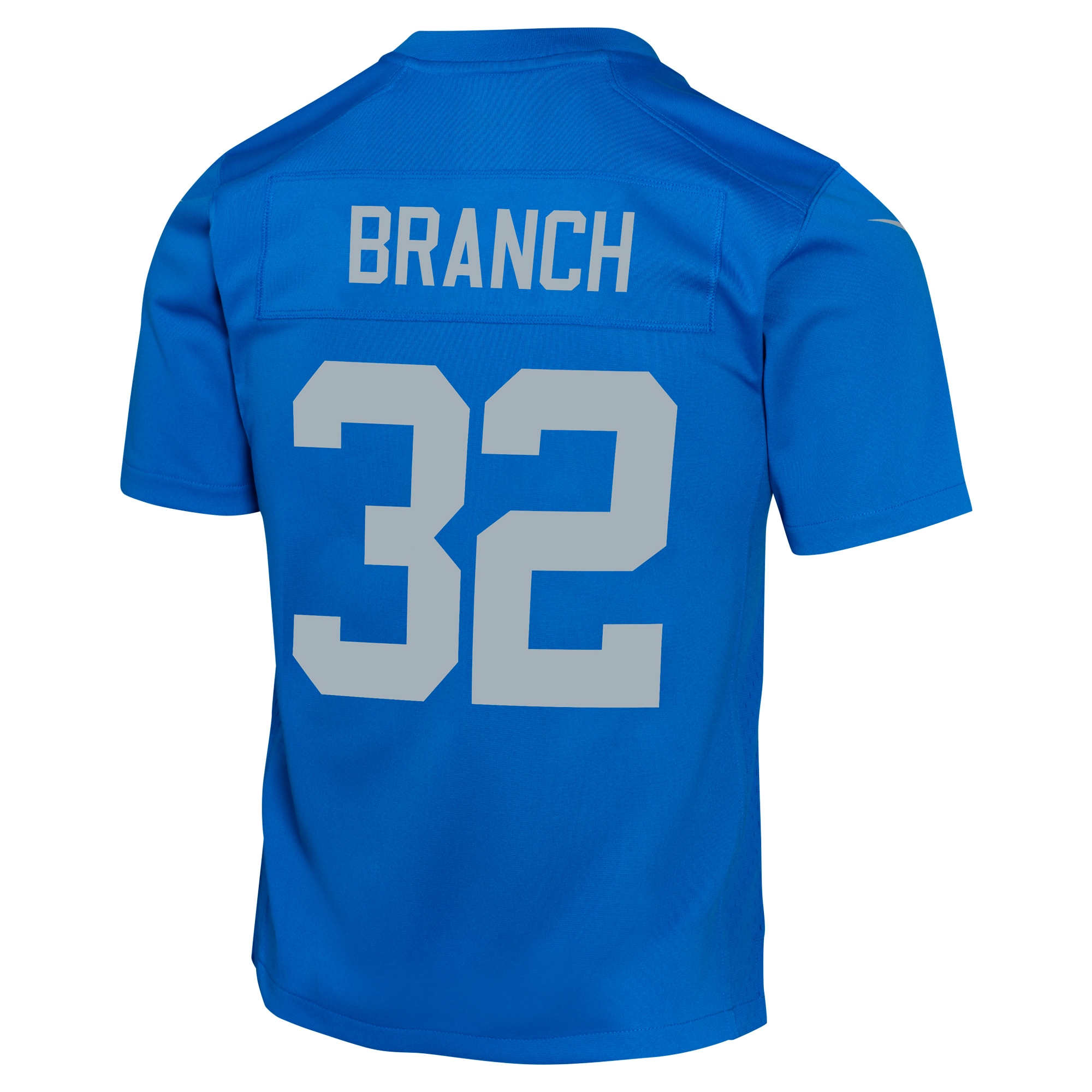 Youth Detroit Lions Brian Branch Blue Alternate Game Jersey JS3216 nicesnker - Image 3