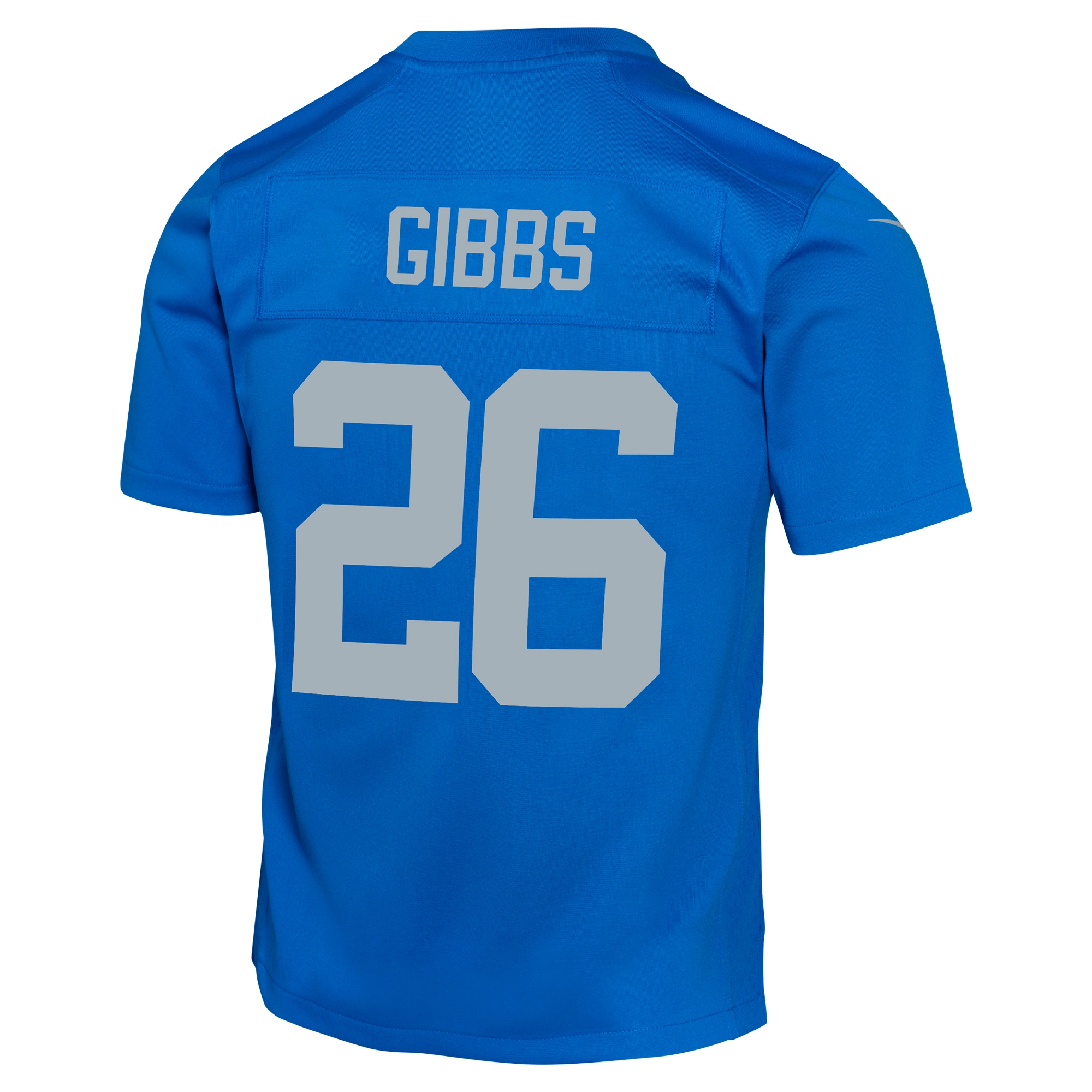 Youth Detroit Lions Jahmyr Gibbs Blue Alternate Game Jersey JS6615 nicesnker - Image 3