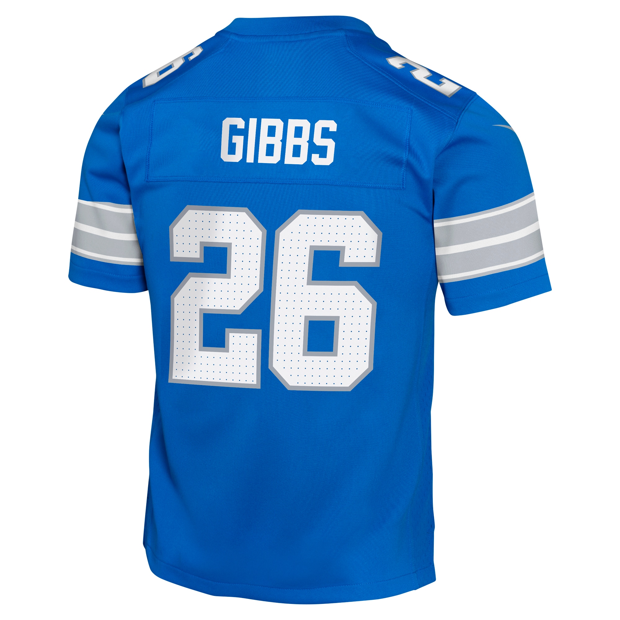 Youth Detroit Lions Jahmyr Gibbs Blue Team Player Game Jersey JS1750 nicesnker - Image 3