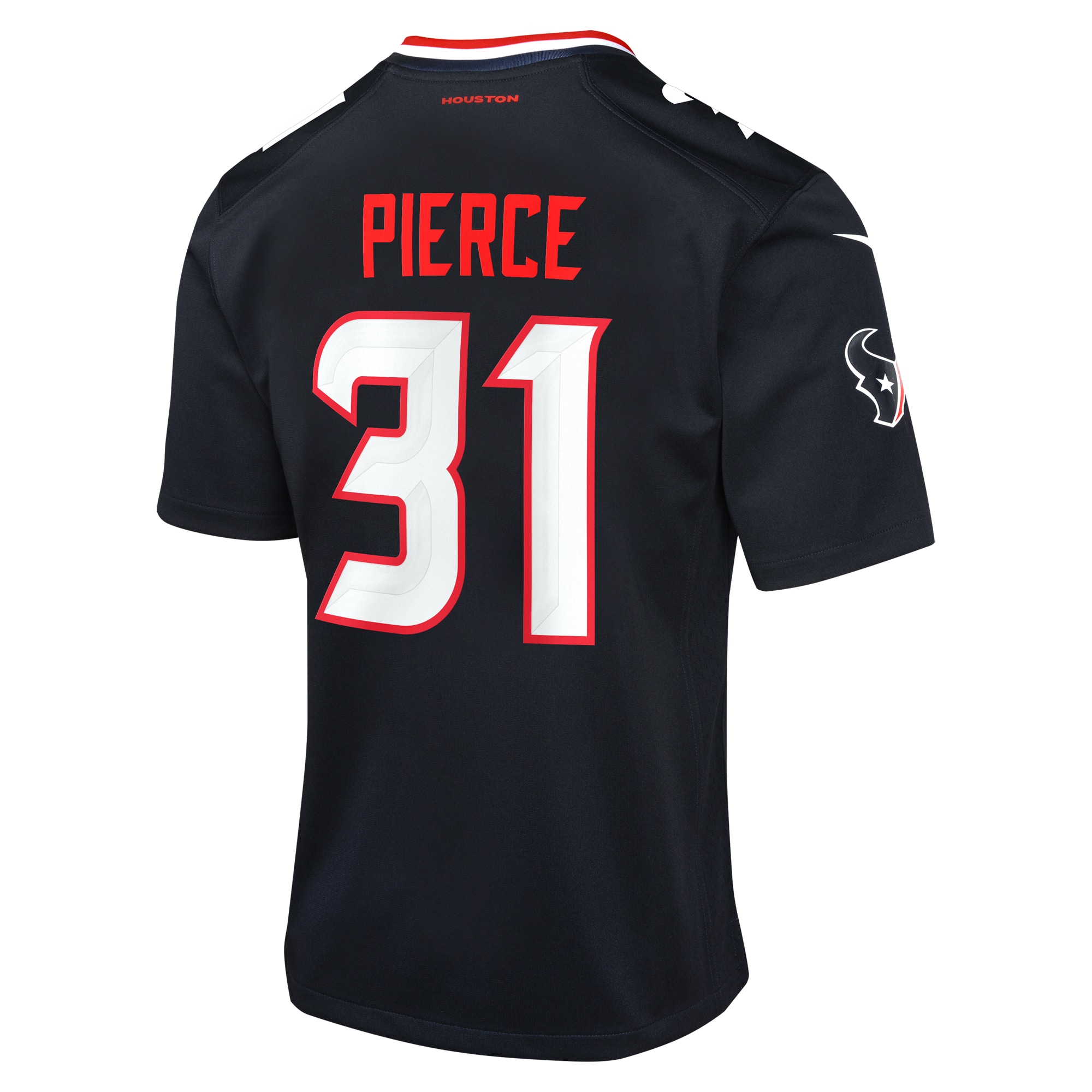 Youth Houston Texans Dameon Pierce Navy Game Jersey JS1836 nicesnker - Image 3