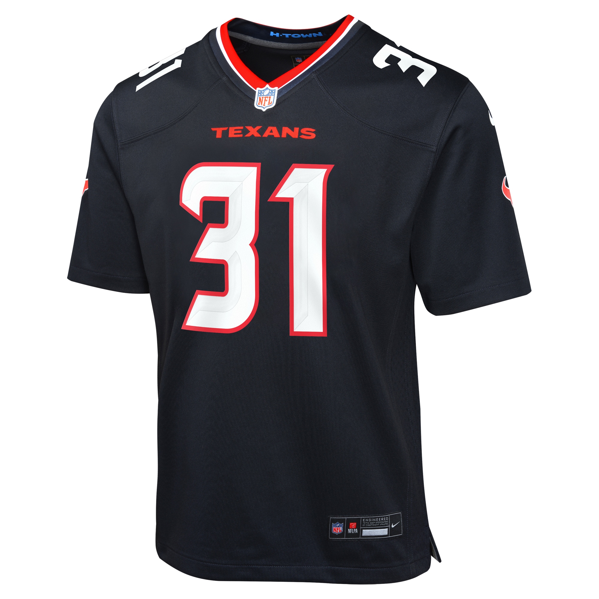 Youth Houston Texans Dameon Pierce Navy Game Jersey JS1836 nicesnker - Image 2