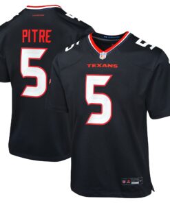 Youth Houston Texans Jalen Pitre Navy Game Jersey JS9089 nicesnker