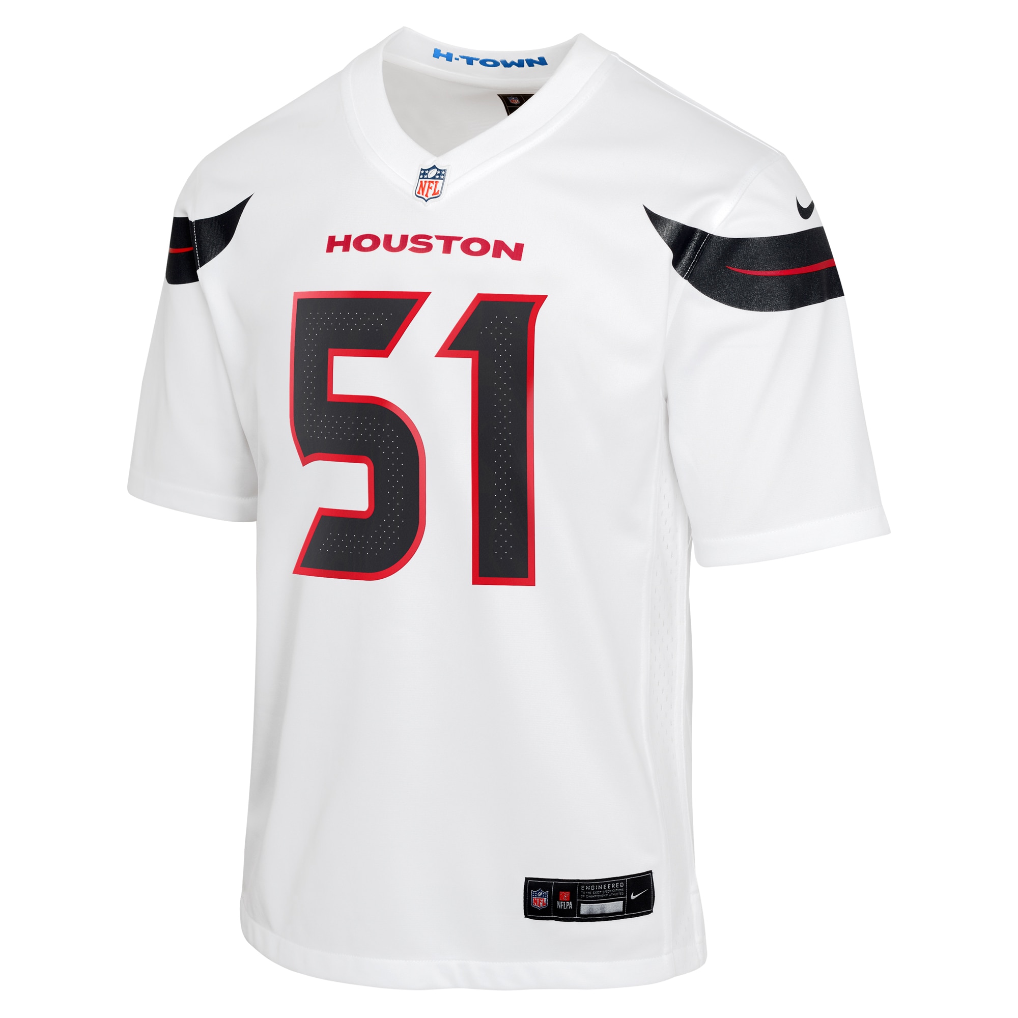 Youth Houston Texans Will Anderson Jr. White Game Jersey JS7630 nicesnker - Image 2