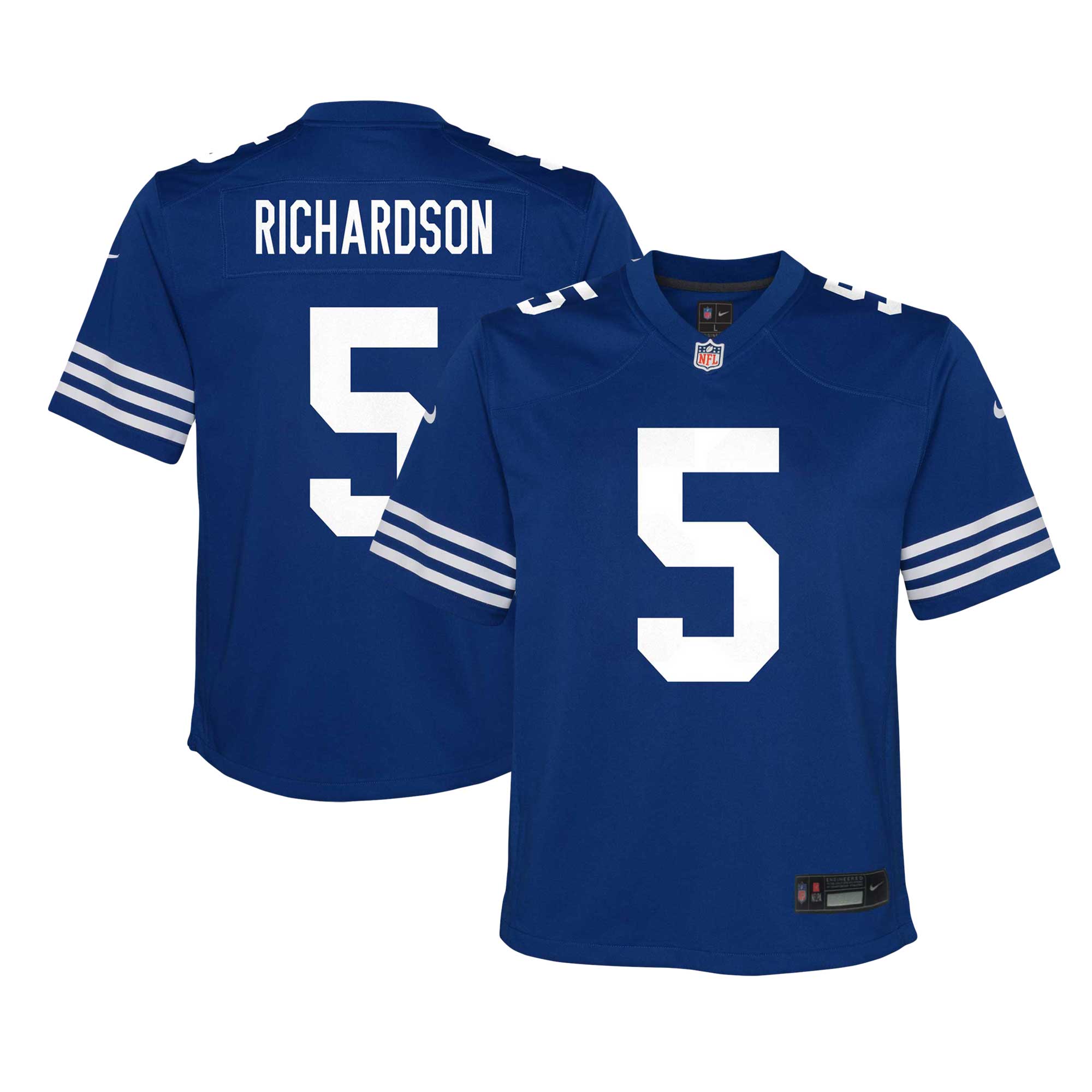 Youth Indianapolis Colts Anthony Richardson Royal Alternate Player Game Jersey JS6268 nicesnker