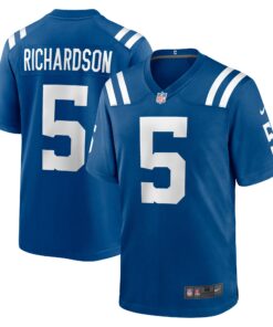Youth Indianapolis Colts Anthony Richardson Royal Game Jersey JS2690 nicesnker
