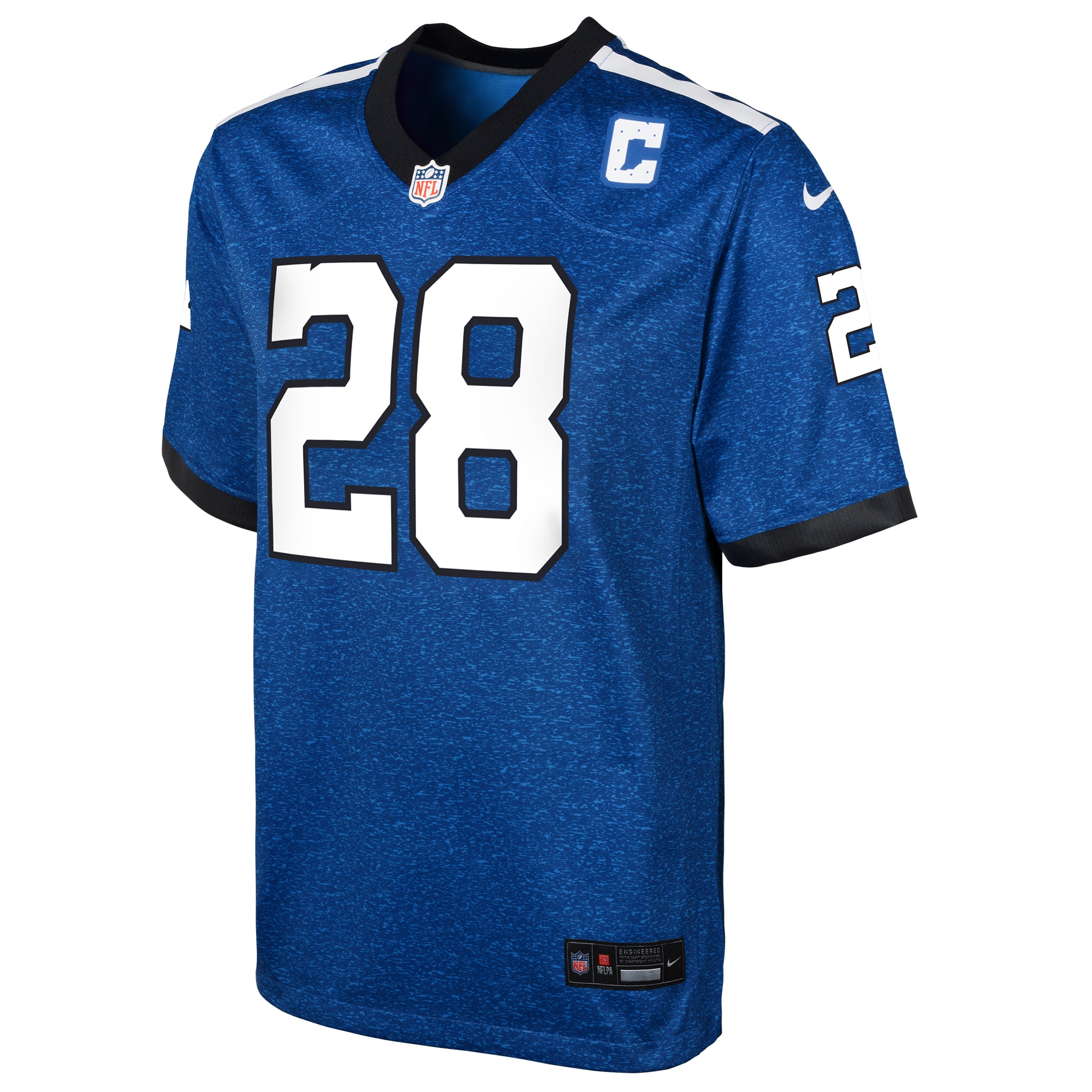 Youth Indianapolis Colts Jonathan Taylor Blue Game Jersey JS7047 nicesnker - Image 2