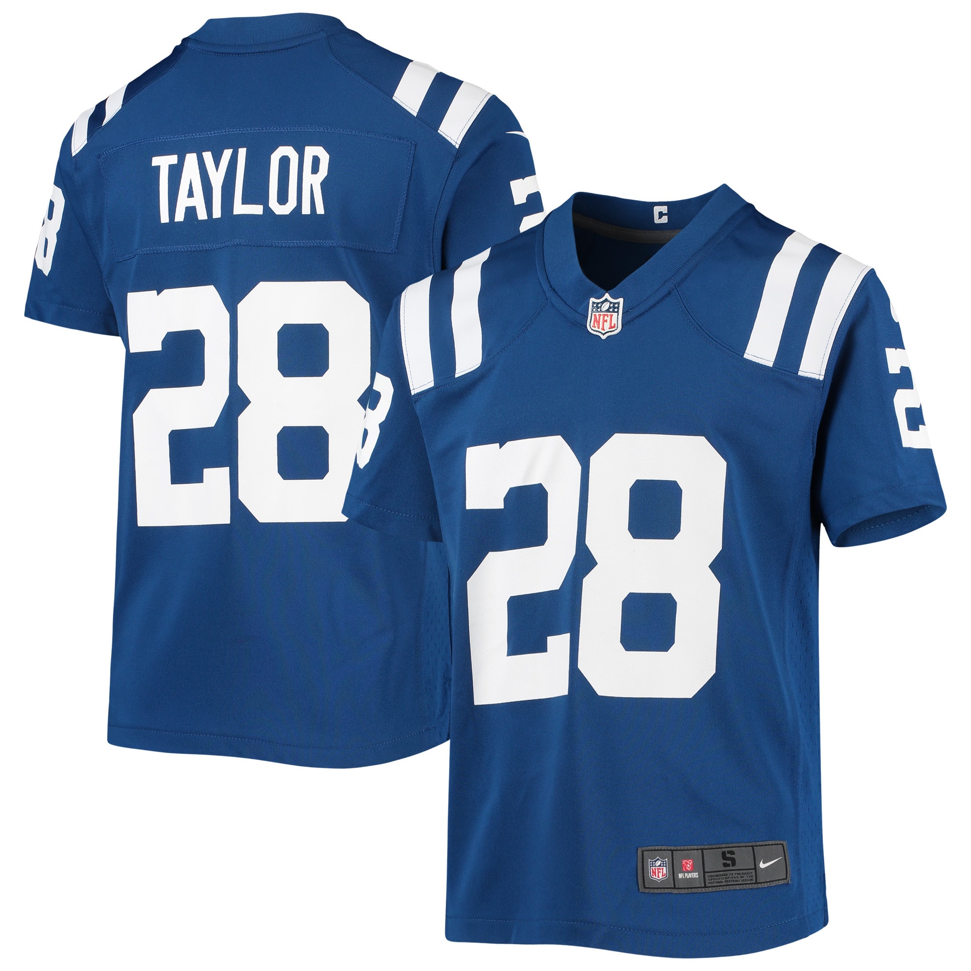 Youth Indianapolis Colts Jonathan Taylor Royal Game Jersey JS4052 nicesnker
