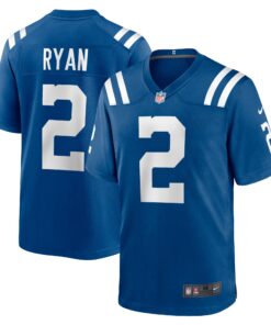 Youth Indianapolis Colts Matt Ryan Royal Game Jersey JS4408 nicesnker