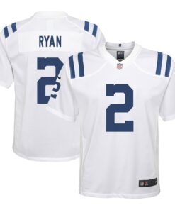 Youth Indianapolis Colts Matt Ryan White Away Game Jersey JS8254 nicesnker