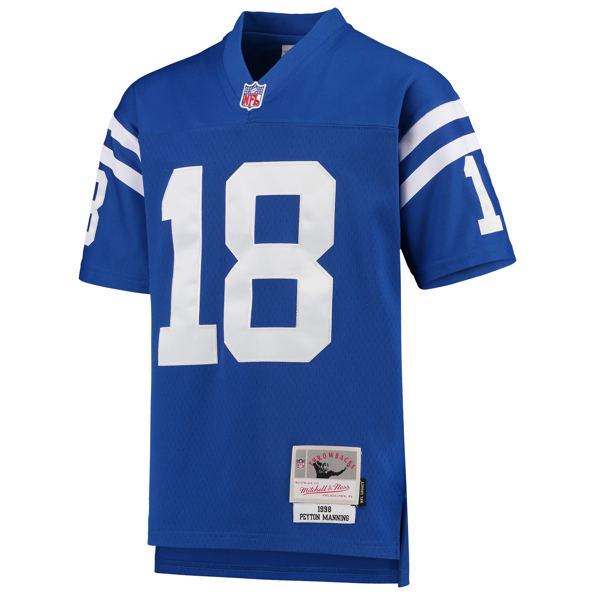 Youth Indianapolis Colts Peyton Manning Mitchell & Ness Royal 1998 Legacy Retired Player Jersey JS7142 nicesnker - Image 2