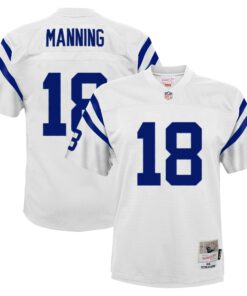 Youth Indianapolis Colts Peyton Manning Mitchell & Ness White 2006 Retired Player Legacy Jersey JS6181 nicesnker
