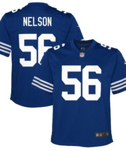 Youth Indianapolis Colts Quenton Nelson Royal Game Jersey JS4844 nicesnker