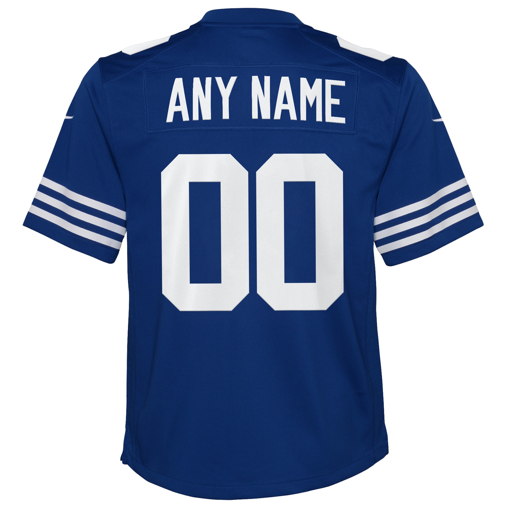 Youth Indianapolis Colts Royal Alternate Custom Game Jersey JS8403 nicesnker - Image 3