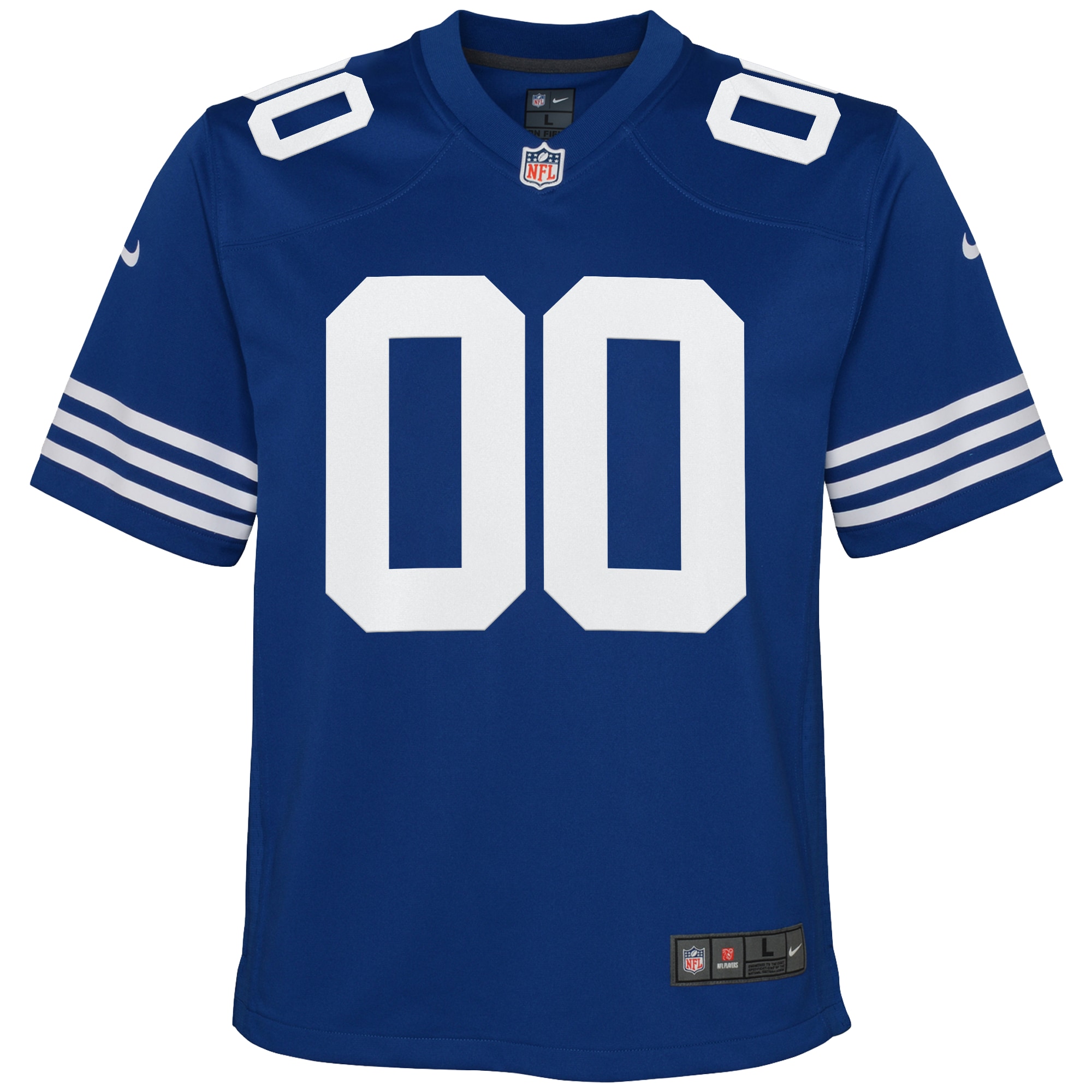 Youth Indianapolis Colts Royal Alternate Custom Game Jersey JS8403 nicesnker - Image 2