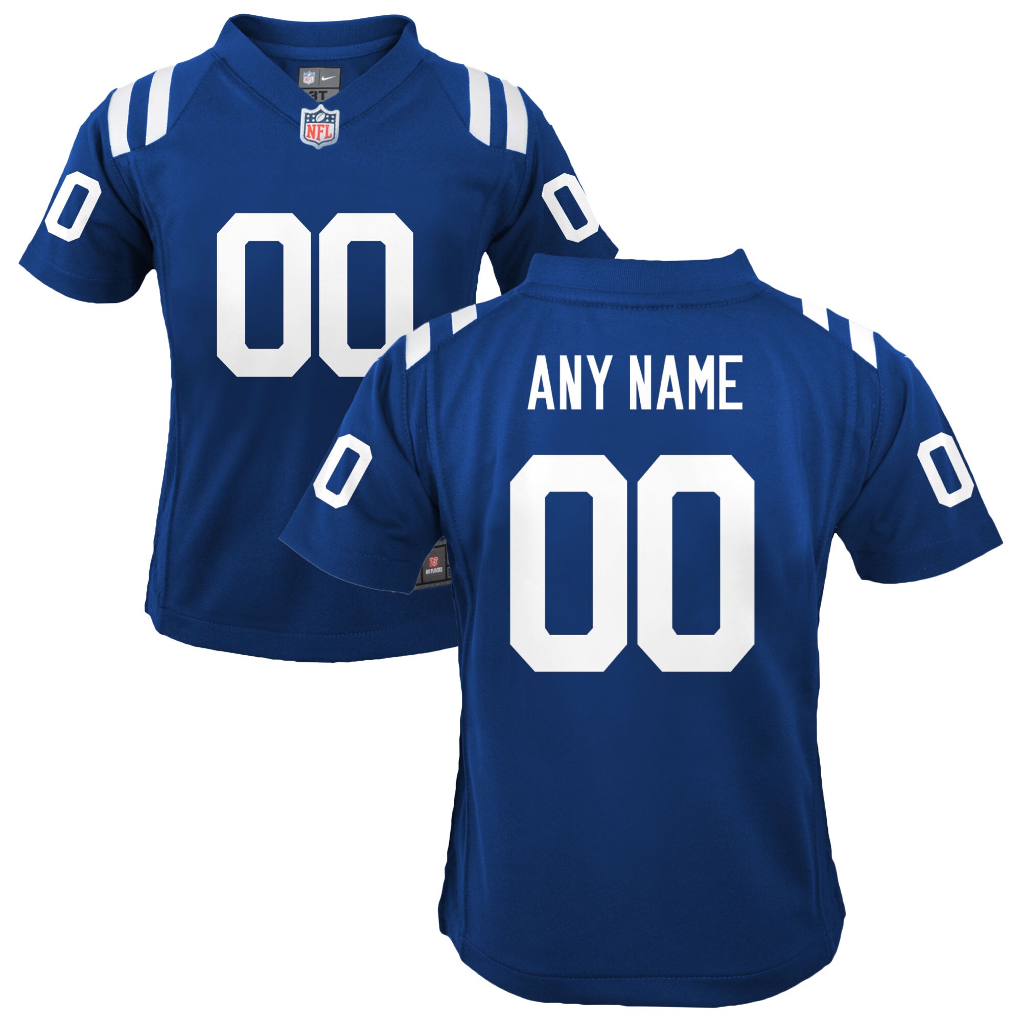 Youth Indianapolis Colts Royal Custom Game Jersey JS3595 nicesnker
