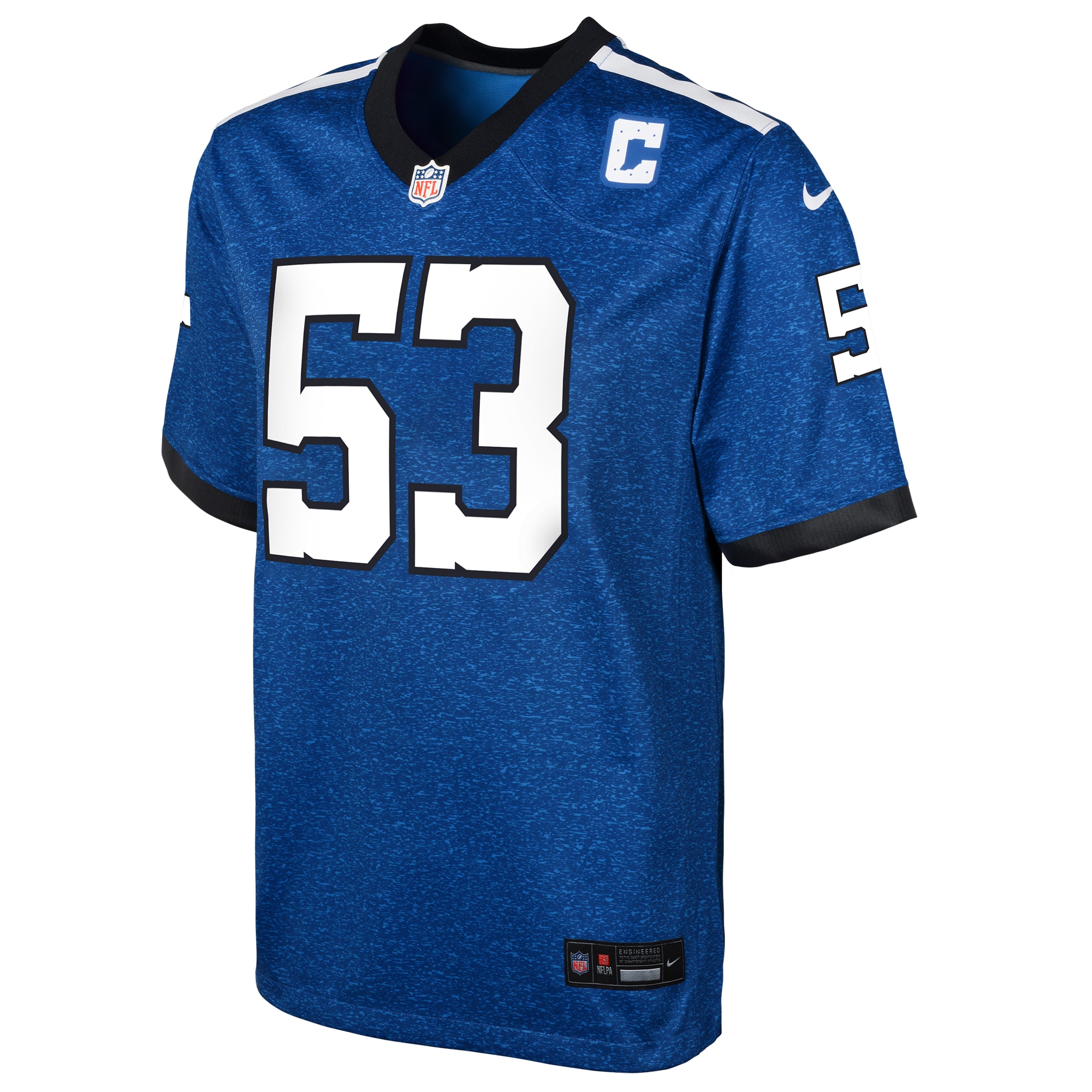 Youth Indianapolis Colts Shaquille Leonard Blue Game Jersey JS2594 nicesnker - Image 2
