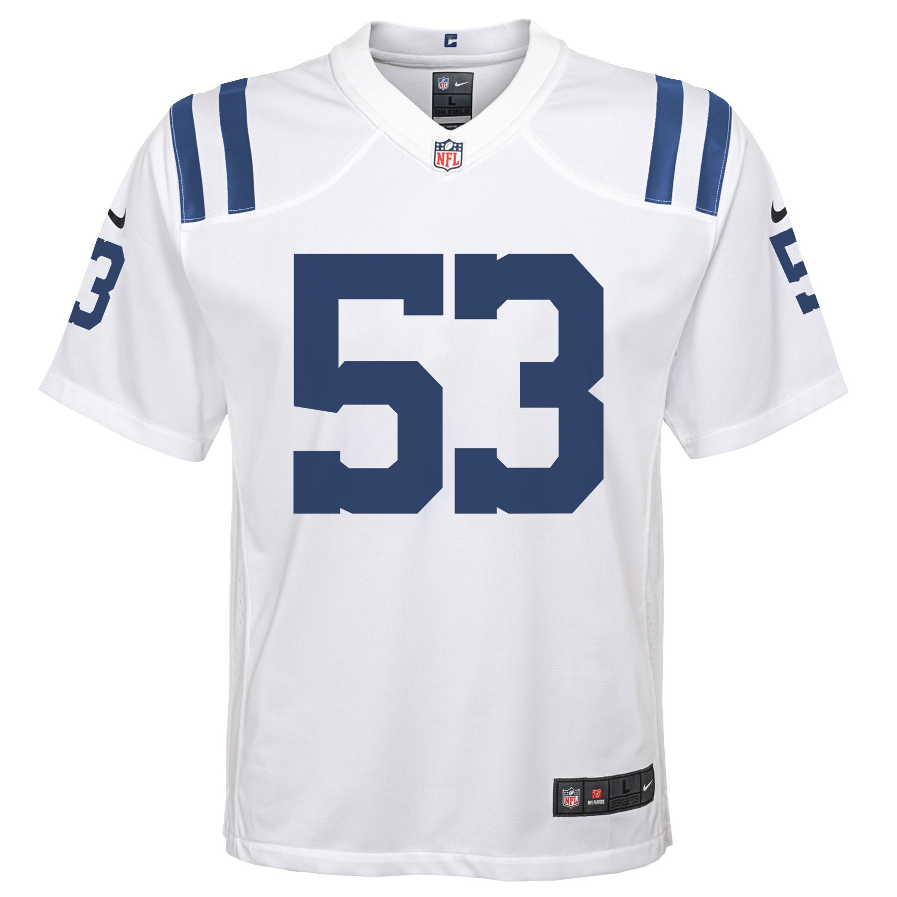 Youth Indianapolis Colts Shaquille Leonard White Game Jersey JS5278 nicesnker - Image 2