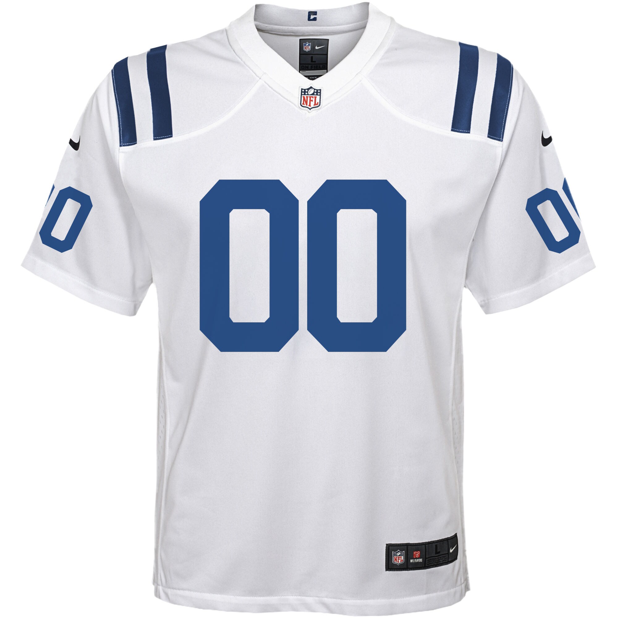 Youth Indianapolis Colts White Custom Game Jersey JS5741 nicesnker - Image 2
