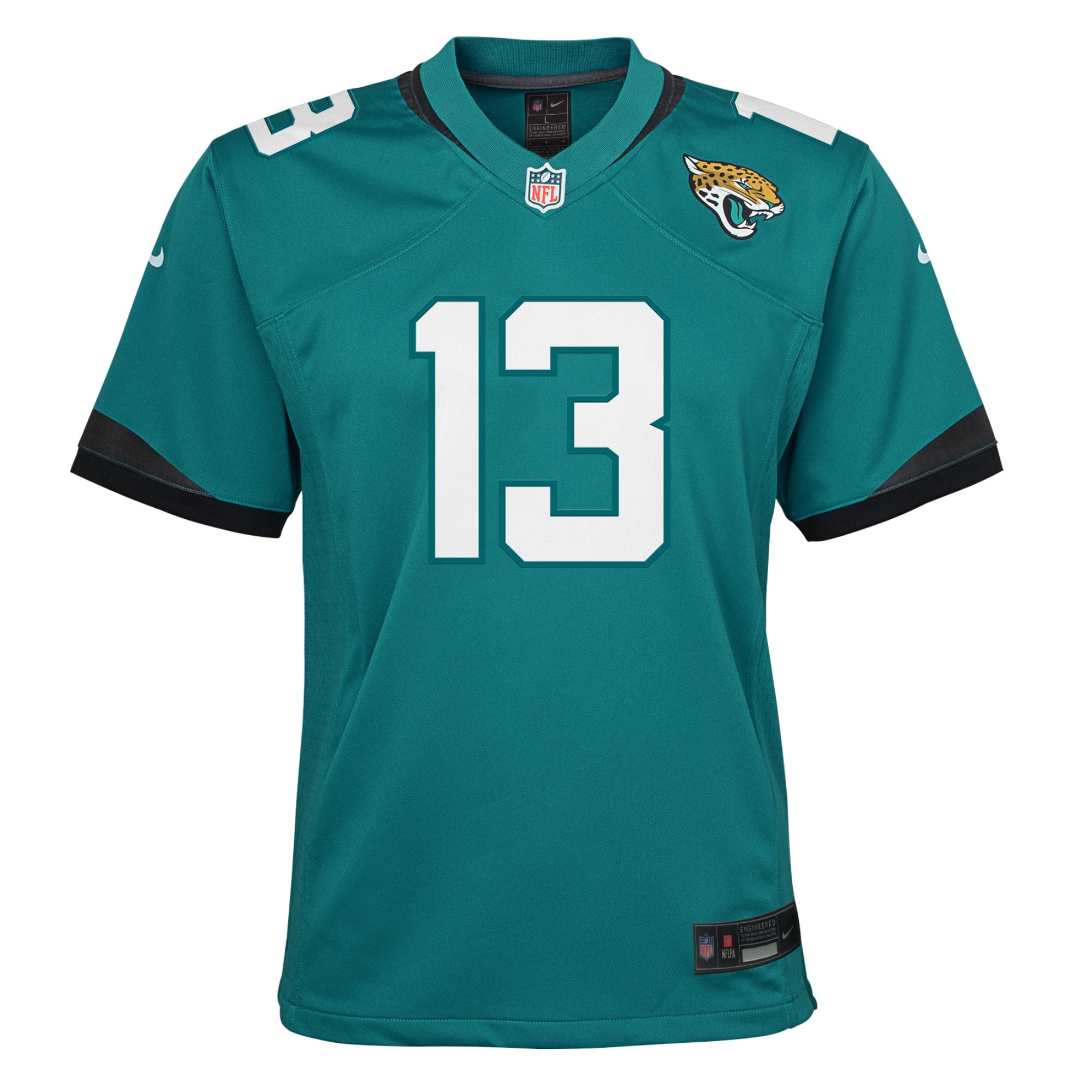 Youth Jacksonville Jaguars Christian Kirk Teal Game Jersey JS8008 nicesnker - Image 2