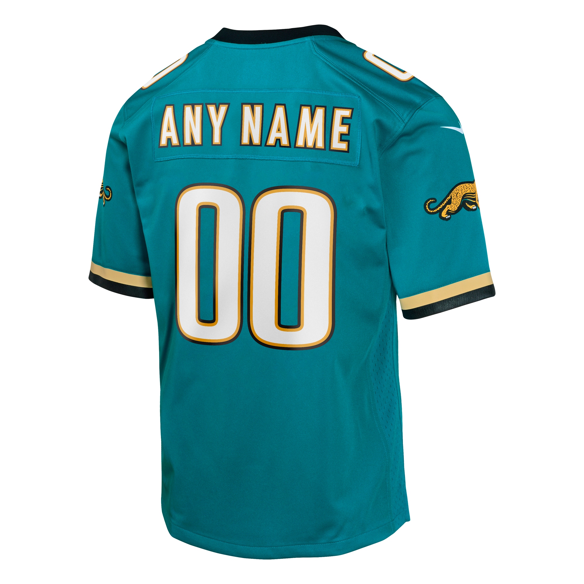 Youth Jacksonville Jaguars Teal Prowler Throwback Custom Game Jersey JS1642 nicesnker - Image 3
