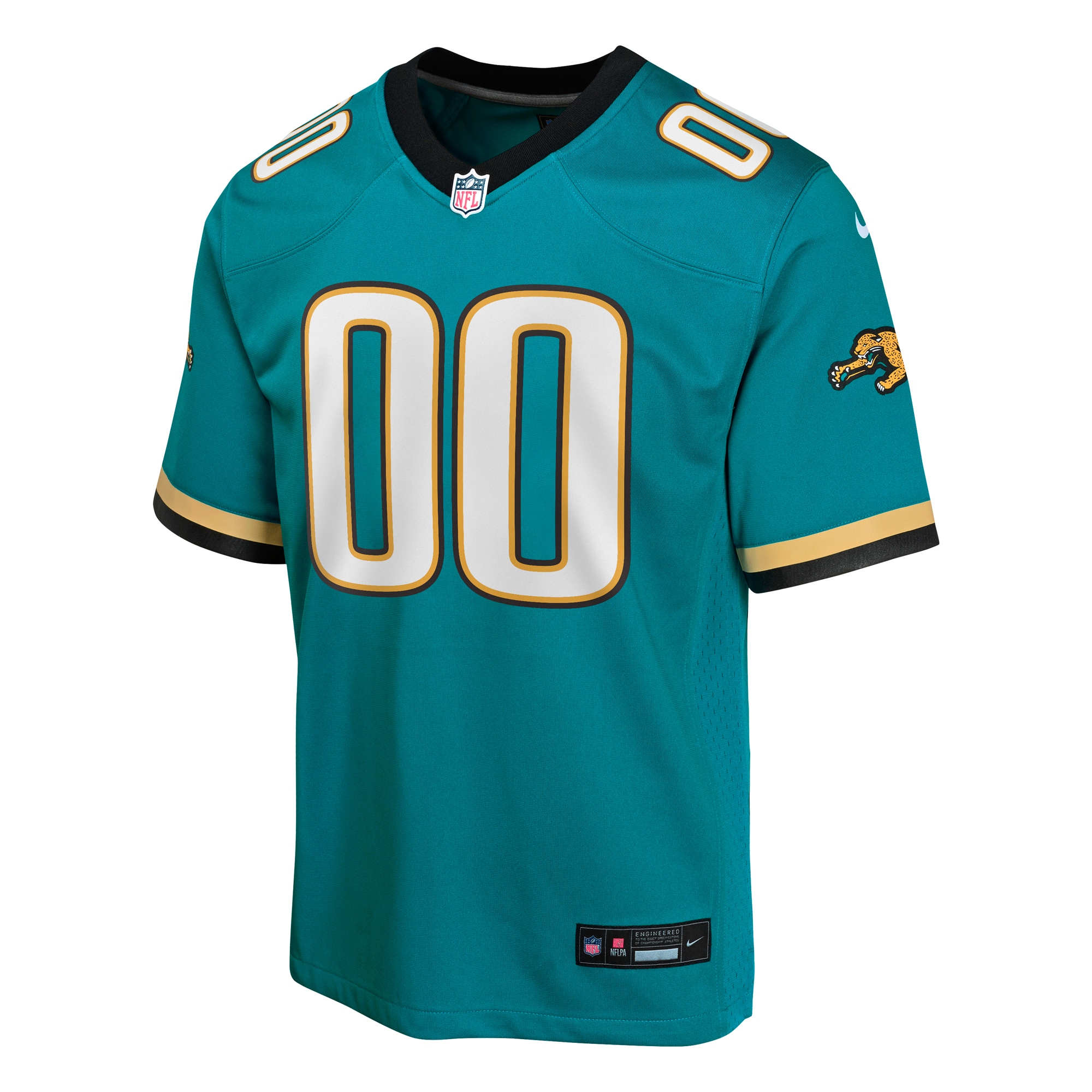 Youth Jacksonville Jaguars Teal Prowler Throwback Custom Game Jersey JS1642 nicesnker - Image 2