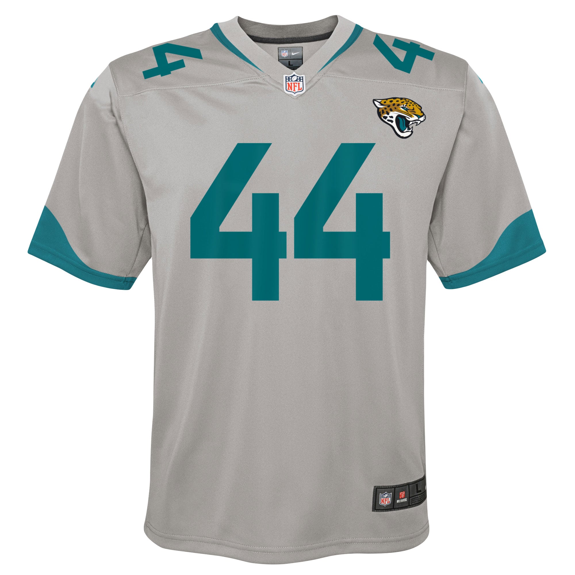 Youth Jacksonville Jaguars Travon Walker Silver Inverted Game Jersey JS3638 nicesnker - Image 2