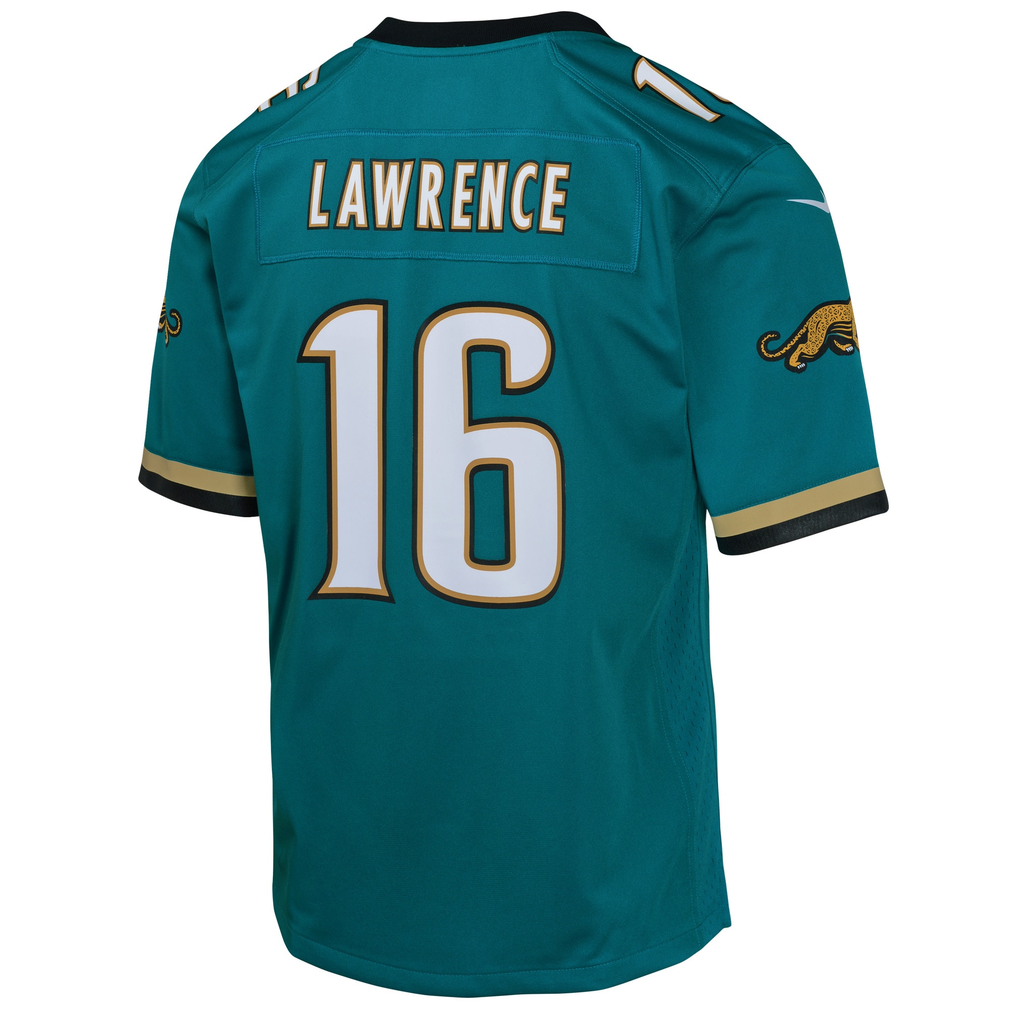 Youth Jacksonville Jaguars Trevor Lawrence Teal Prowler Throwback Player Game Jersey JS5187 nicesnker - Image 3
