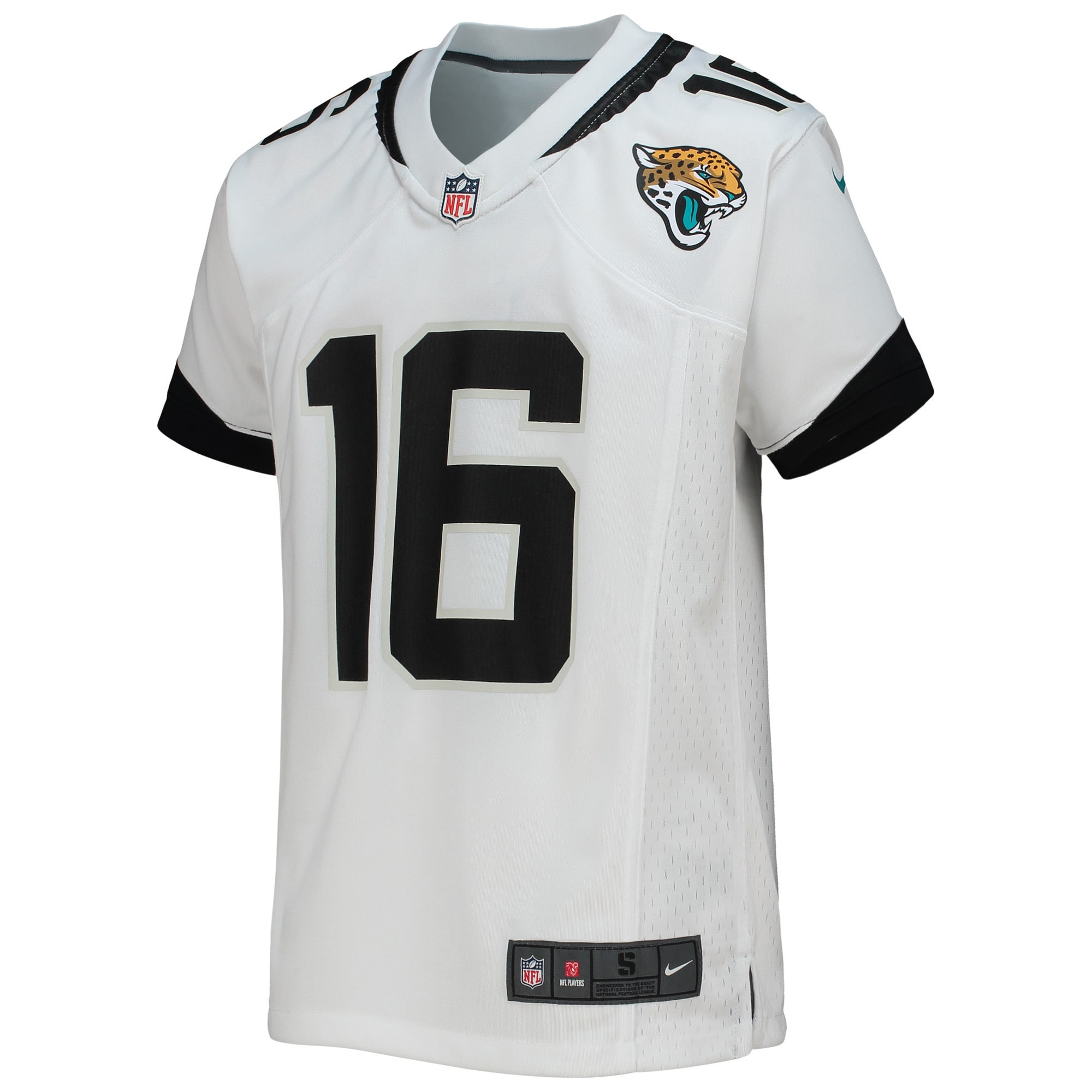 Youth Jacksonville Jaguars Trevor Lawrence White Game Jersey JS1528 nicesnker - Image 2