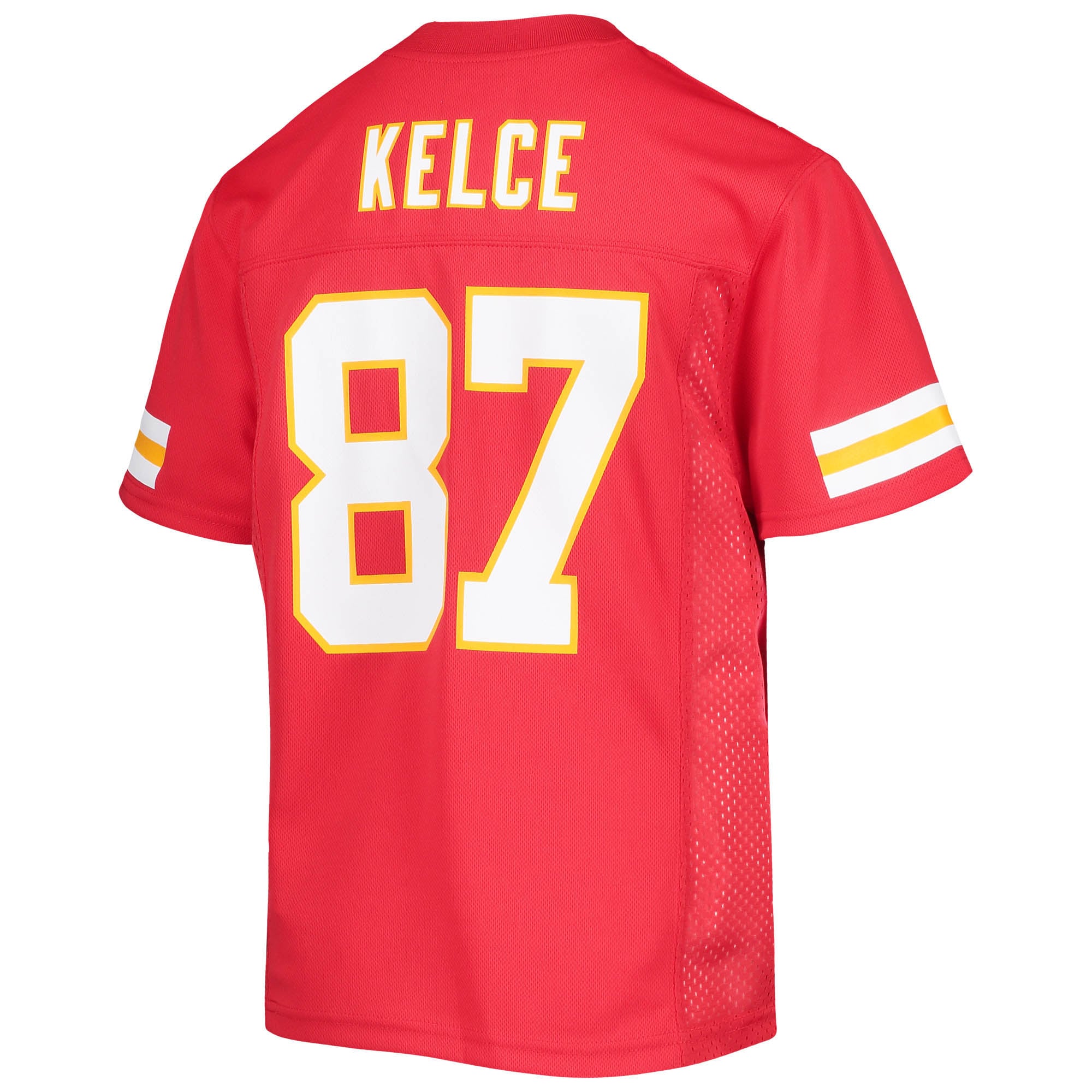 Youth Kansas City Chiefs Travis Kelce Red Player Jersey JS9305 nicesnker - Image 3