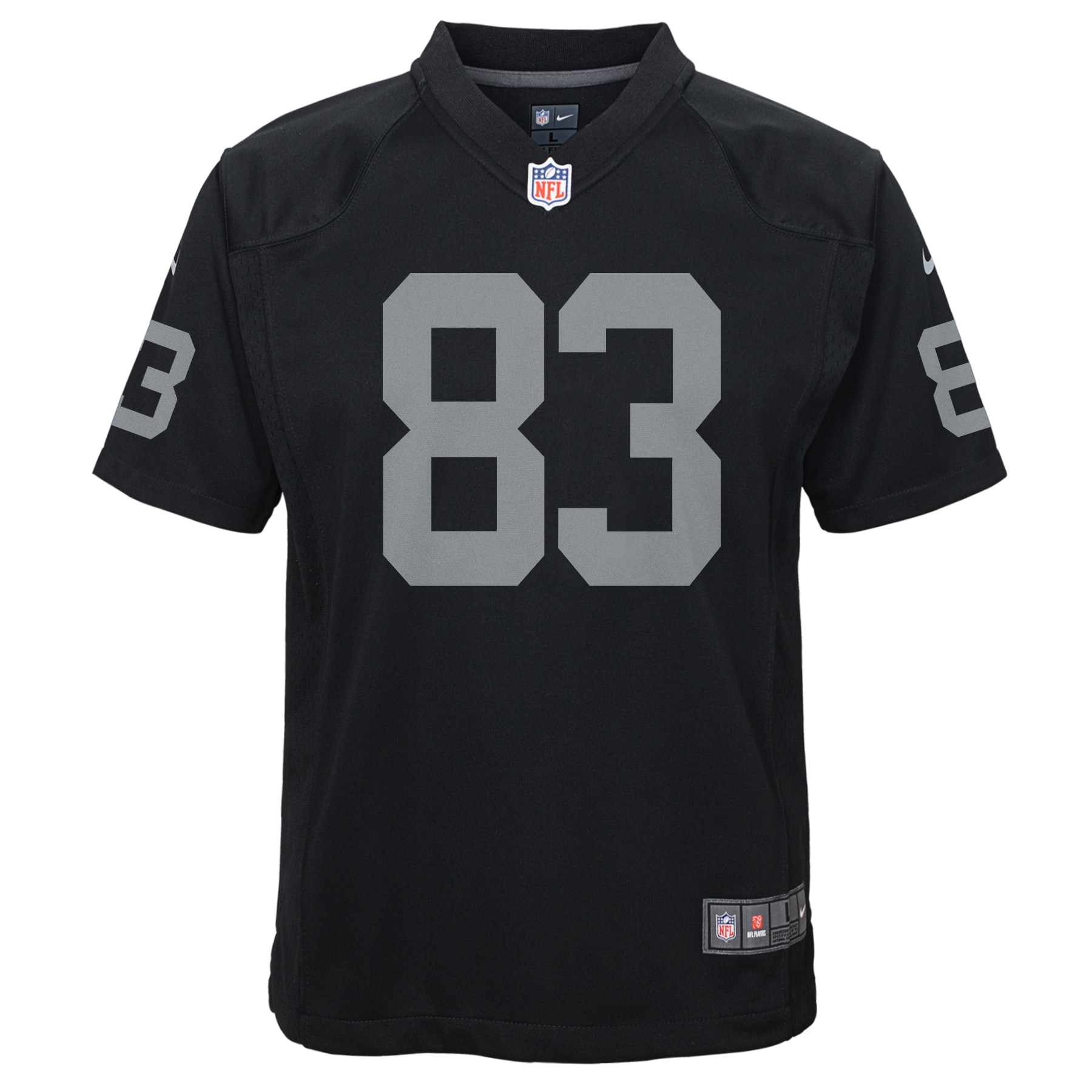 Youth Las Vegas Raiders Darren Waller Black Game Jersey JS6965 nicesnker - Image 2