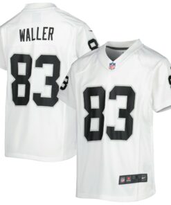 Youth Las Vegas Raiders Darren Waller White Game Jersey JS8927 nicesnker