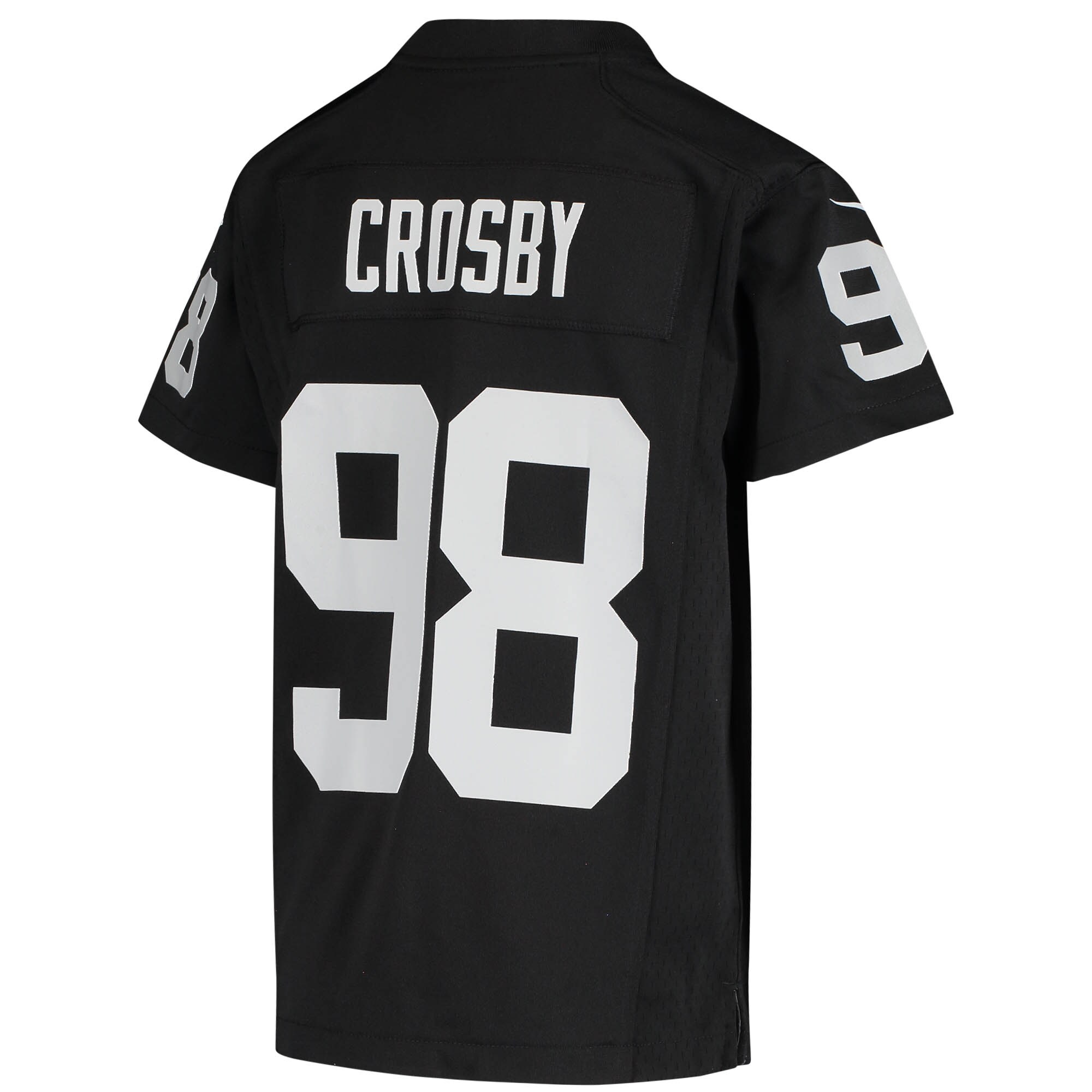 Youth Las Vegas Raiders Maxx Crosby Black Game Jersey JS3857 nicesnker - Image 3