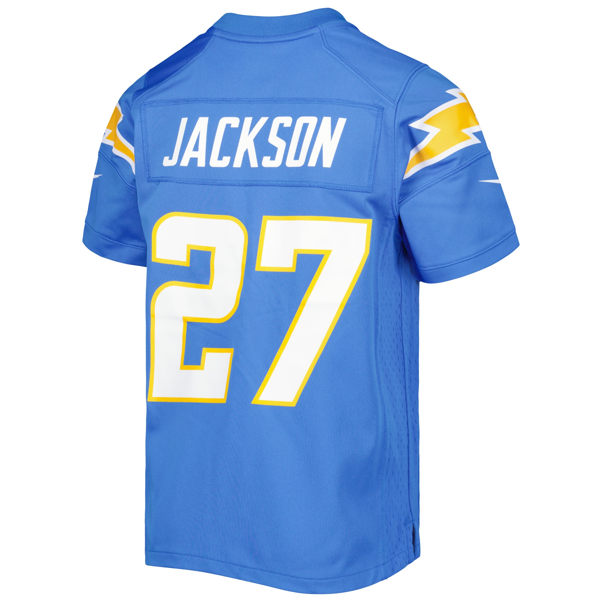 Youth Los Angeles Chargers JC Jackson Powder Blue Game Jersey JS6910 nicesnker - Image 3