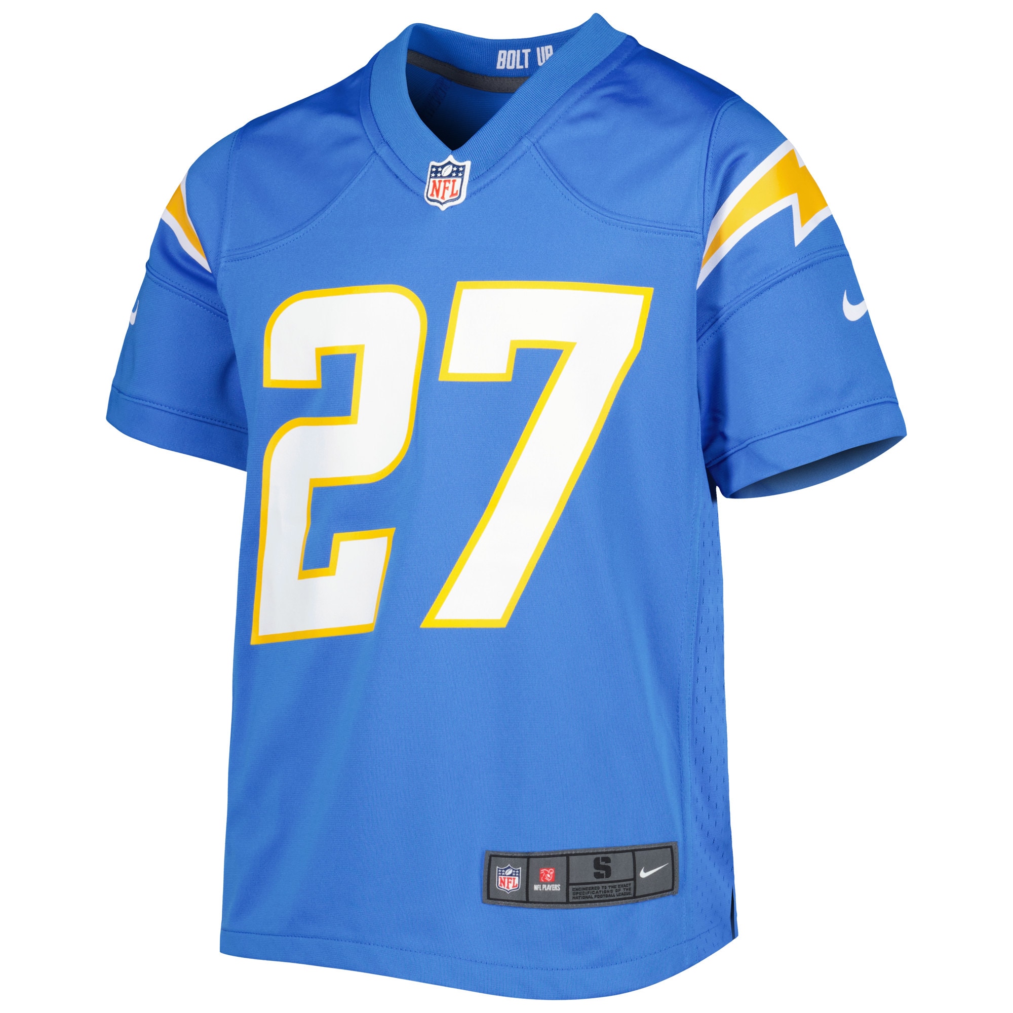 Youth Los Angeles Chargers JC Jackson Powder Blue Game Jersey JS6910 nicesnker - Image 2